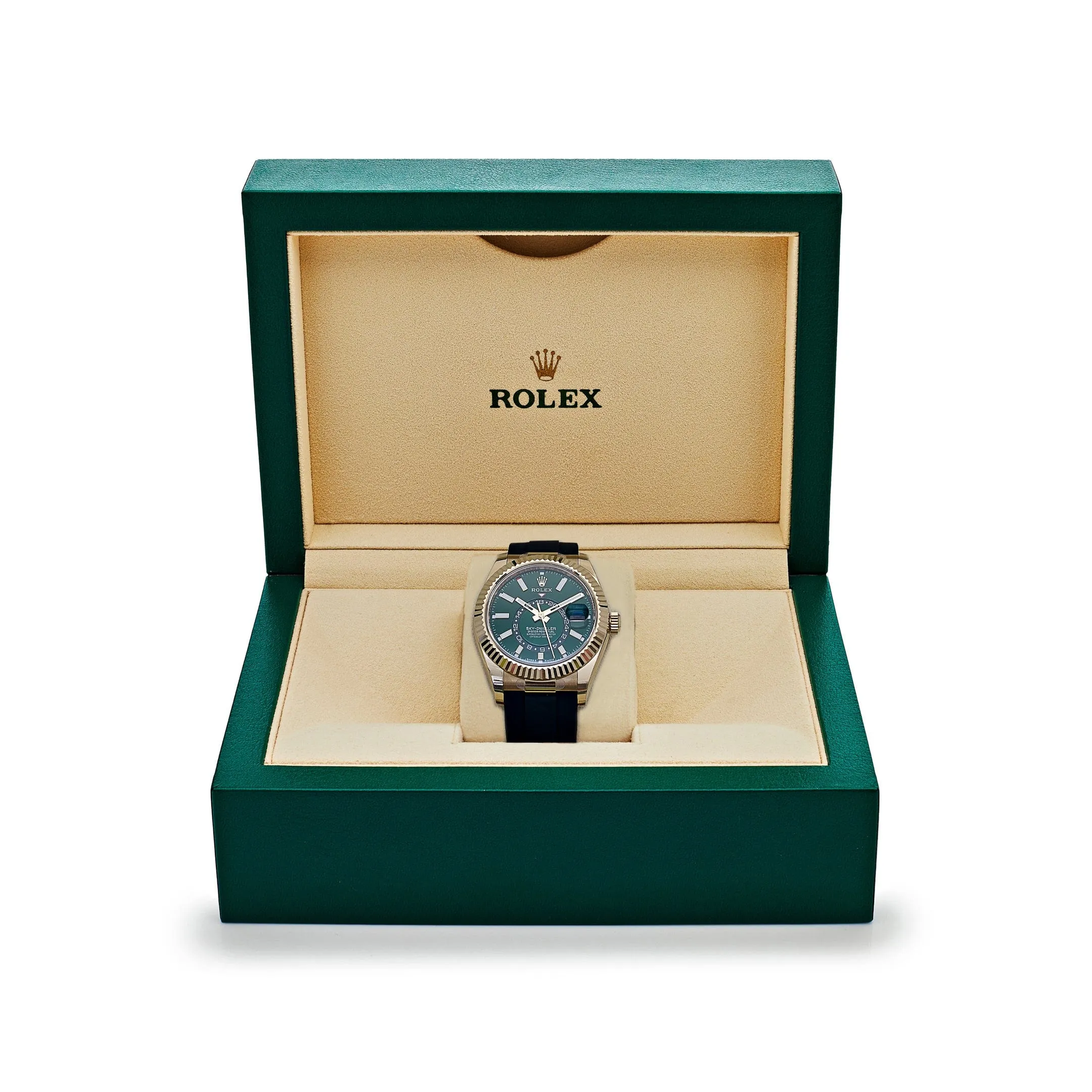 Rolex Sky-Dweller 336238 Yellow Gold Bright Green Dial (2025)