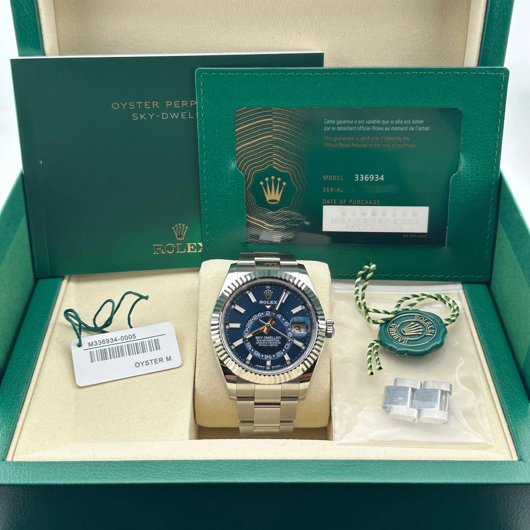 Rolex Sky-Dweller 336934 Stainless Steel Blue Dial Oyster (2025)