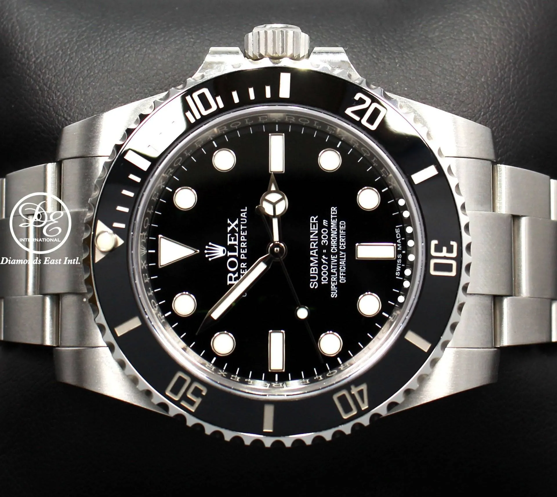 Rolex Submariner 114060 Steel Oyster Black Ceramic Bezel Watch BOX/PAPERS