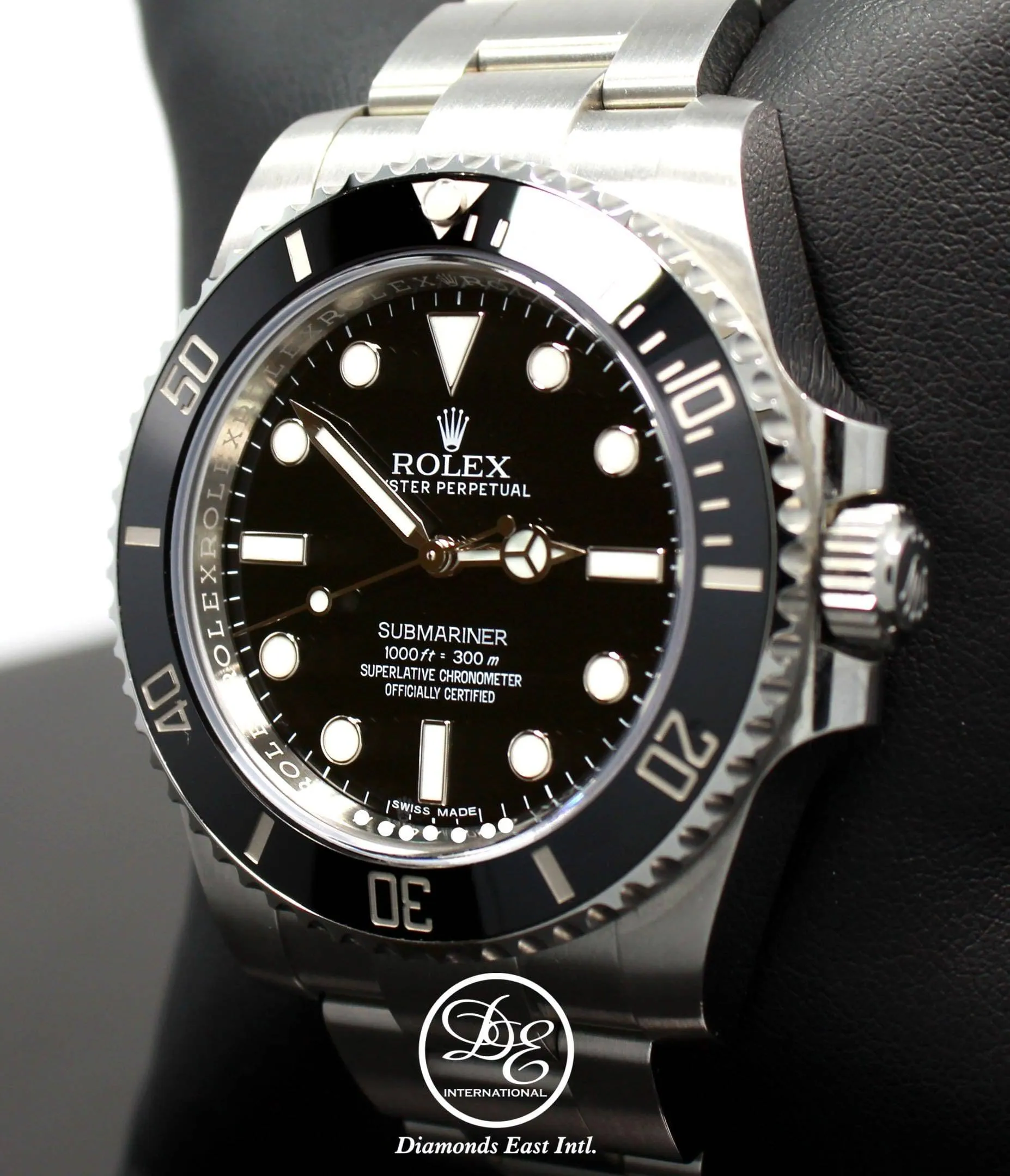 Rolex Submariner 114060 Steel Oyster Black Ceramic Bezel Watch BOX/PAPERS