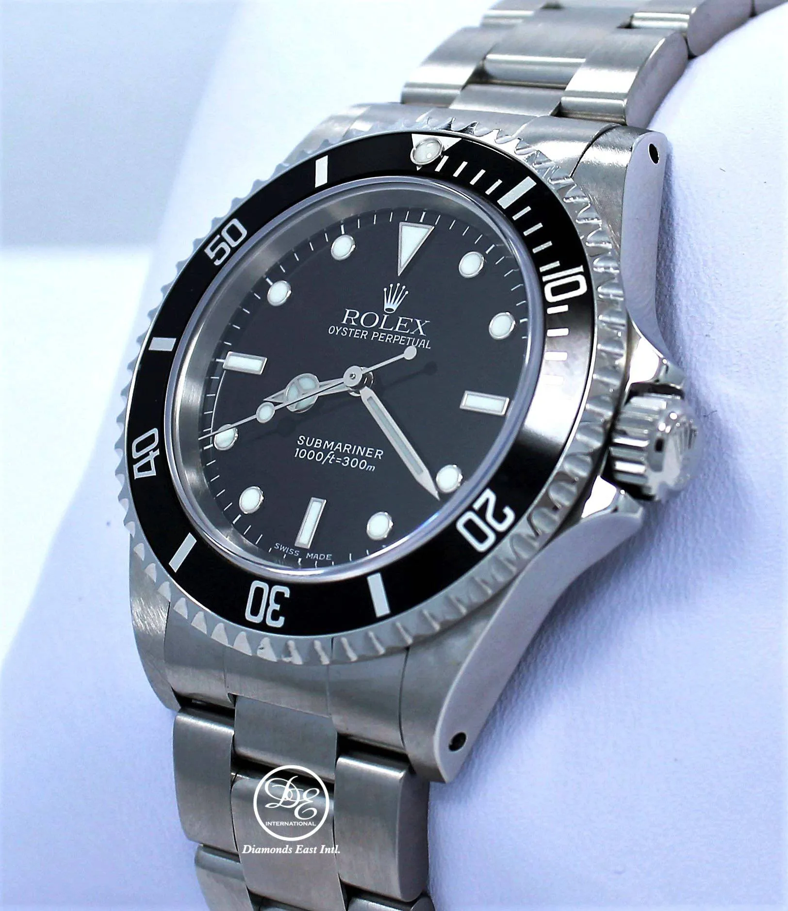 ROLEX Submariner 14060 Oyster Stainless Steel Black Dial Watch