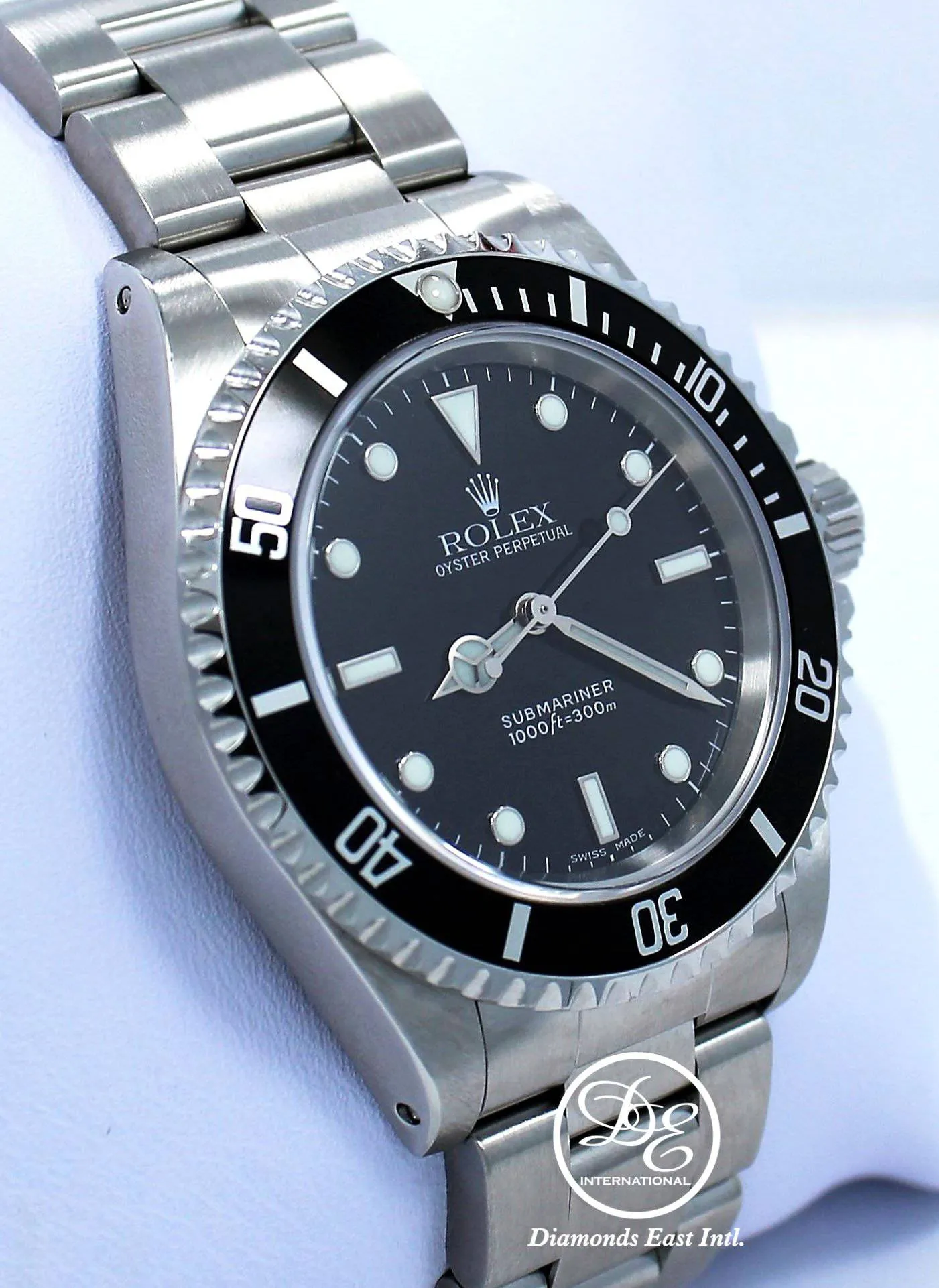 ROLEX Submariner 14060 Oyster Stainless Steel Black Dial Watch