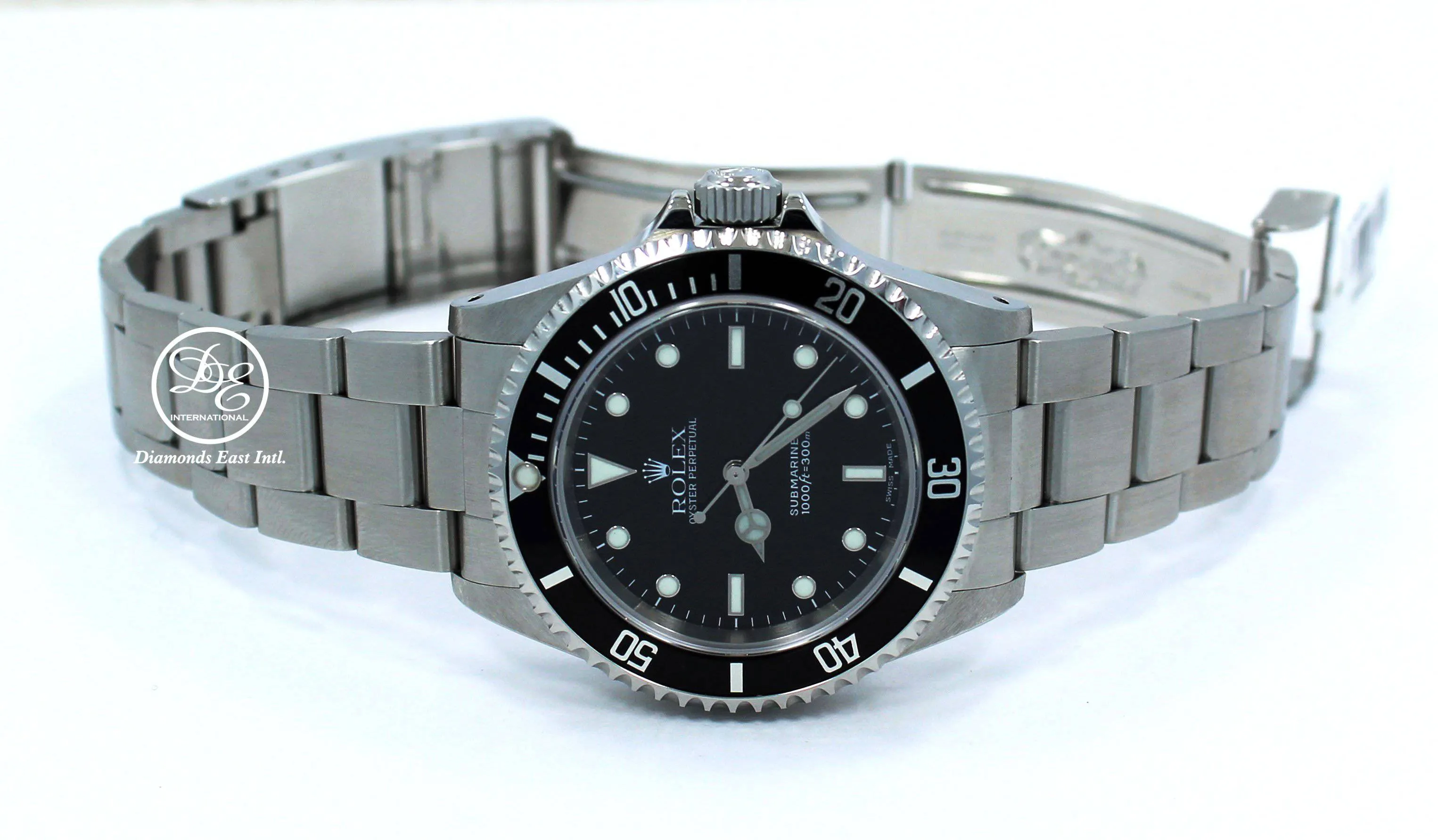 ROLEX Submariner 14060 Oyster Stainless Steel Black Dial Watch