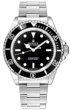 ROLEX Submariner 14060 Oyster Stainless Steel Black Dial Watch