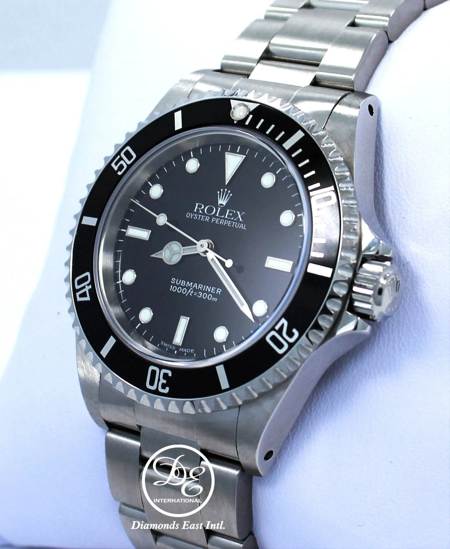 ROLEX Submariner 14060 Oyster Stainless Steel Black Dial Watch
