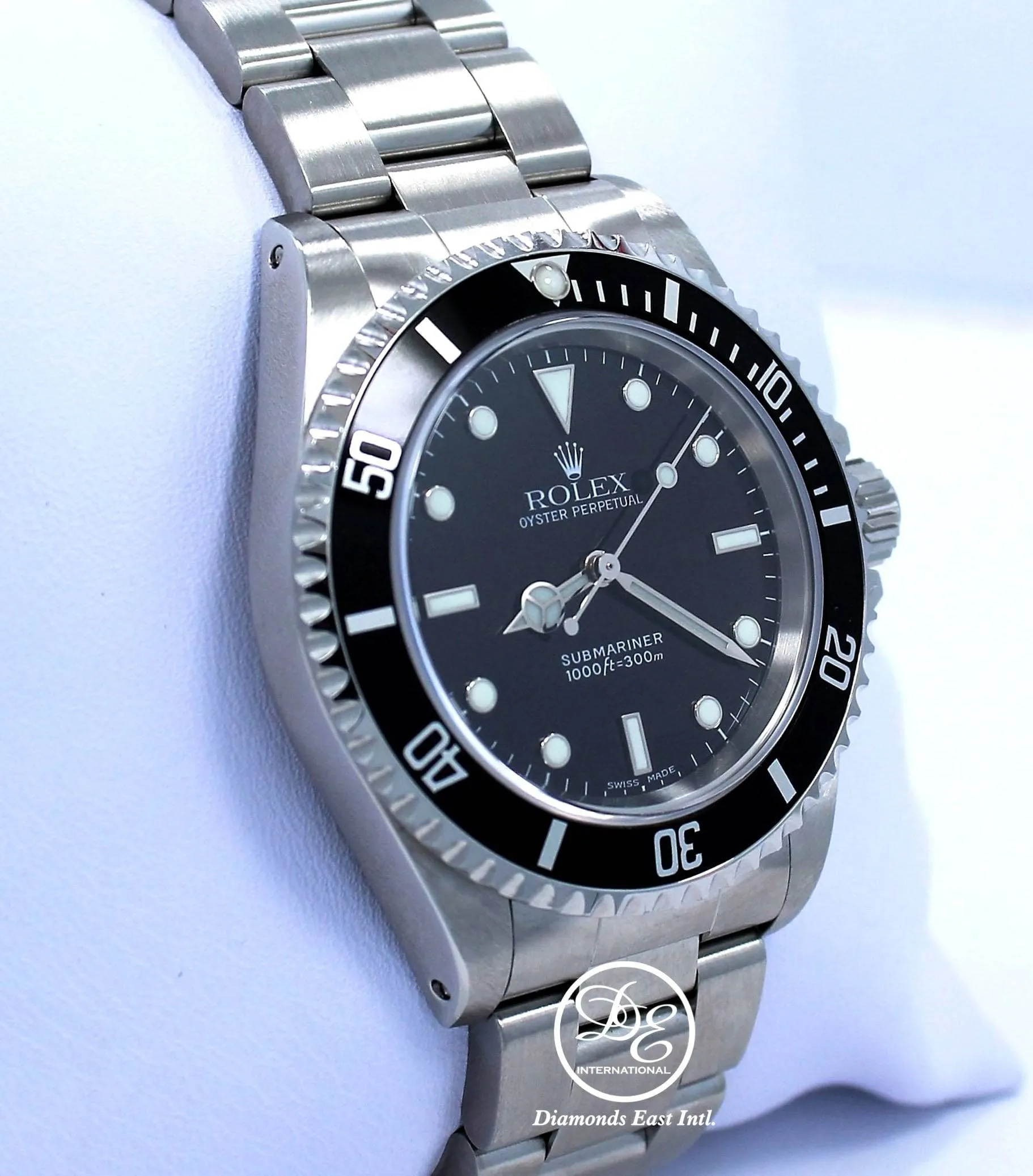 ROLEX Submariner 14060 Oyster Stainless Steel Black Dial Watch