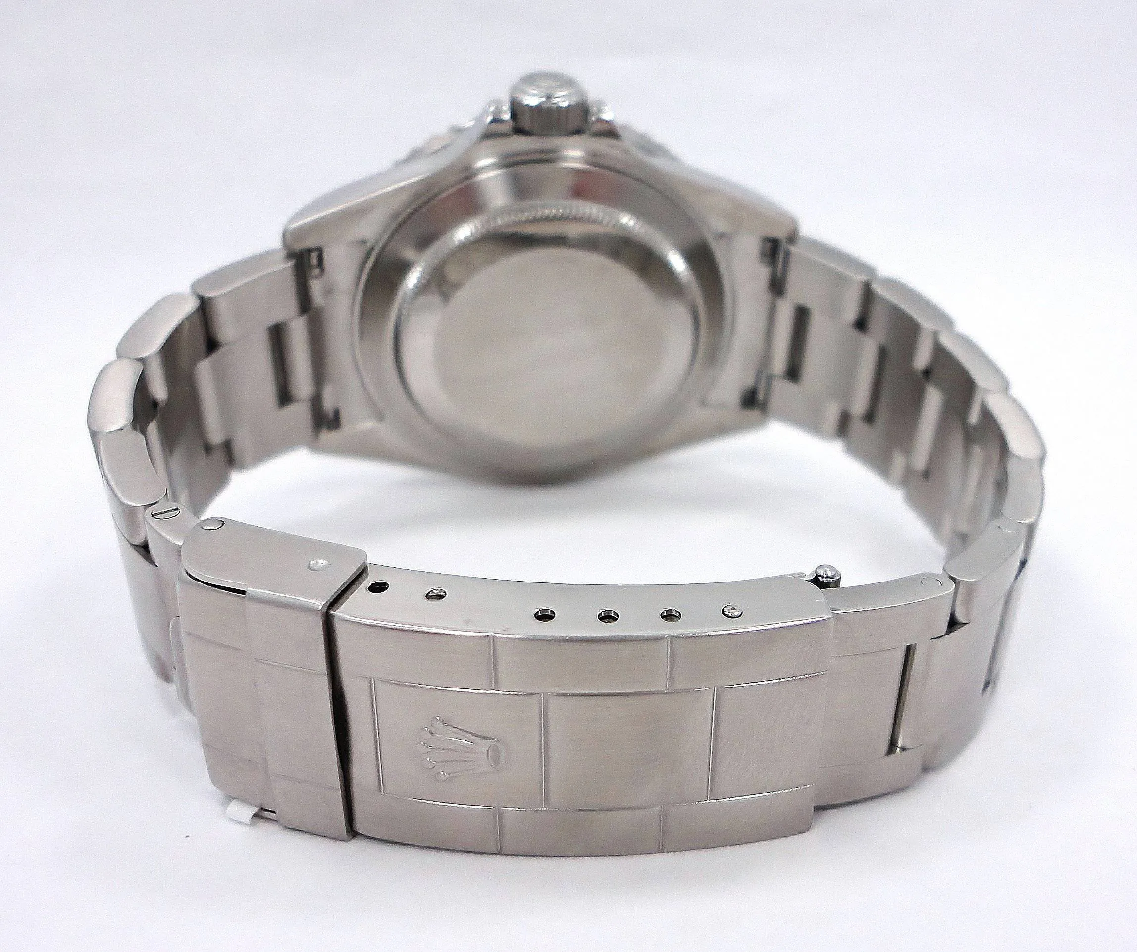 ROLEX Submariner 16610 Oyster Date SS Black Dial Watch BEZEL ENGRAVED MODEL