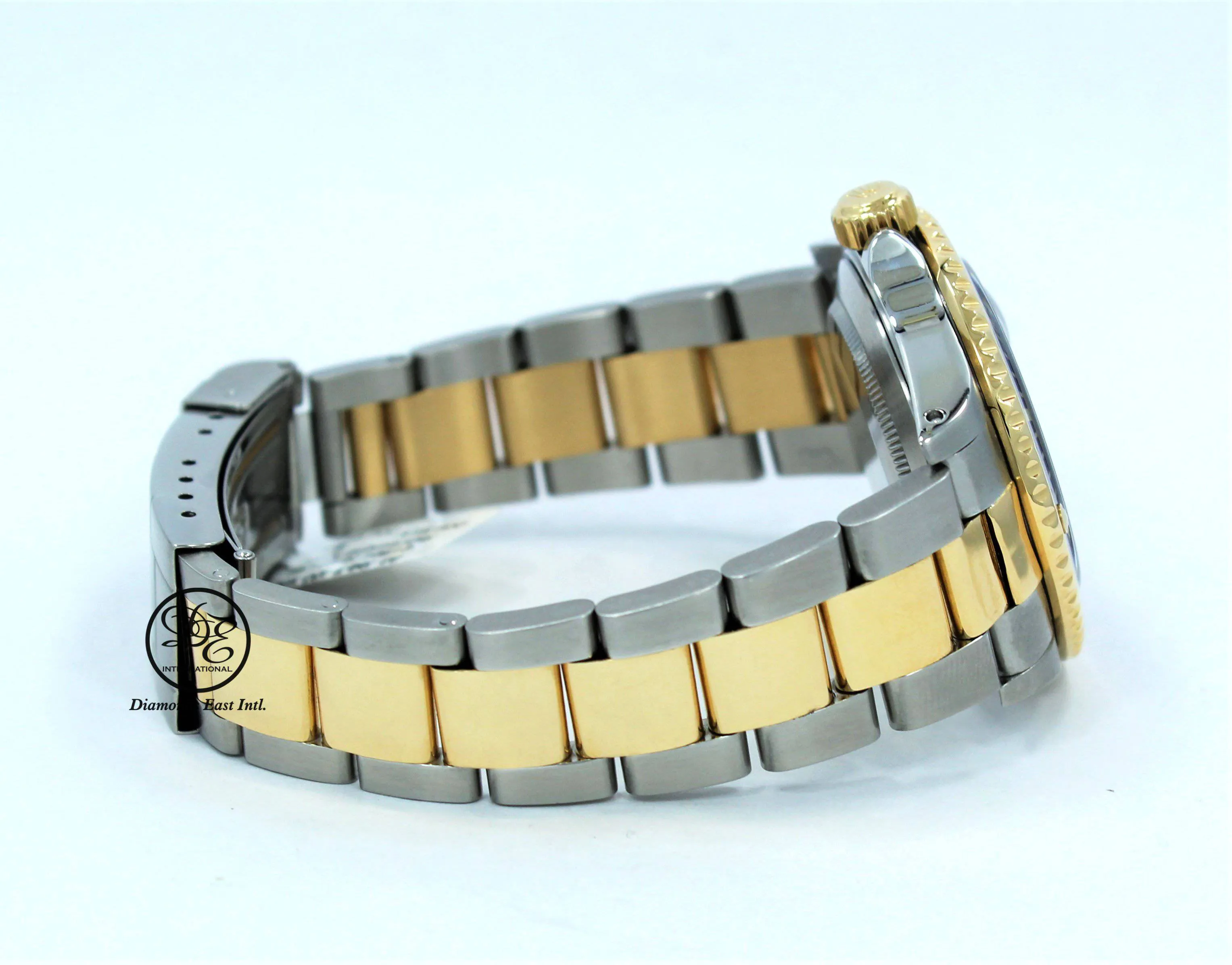 Rolex Submariner 16613 18K Yellow Gold /Steel Blue Bezel Watch BOX/PAPERS
