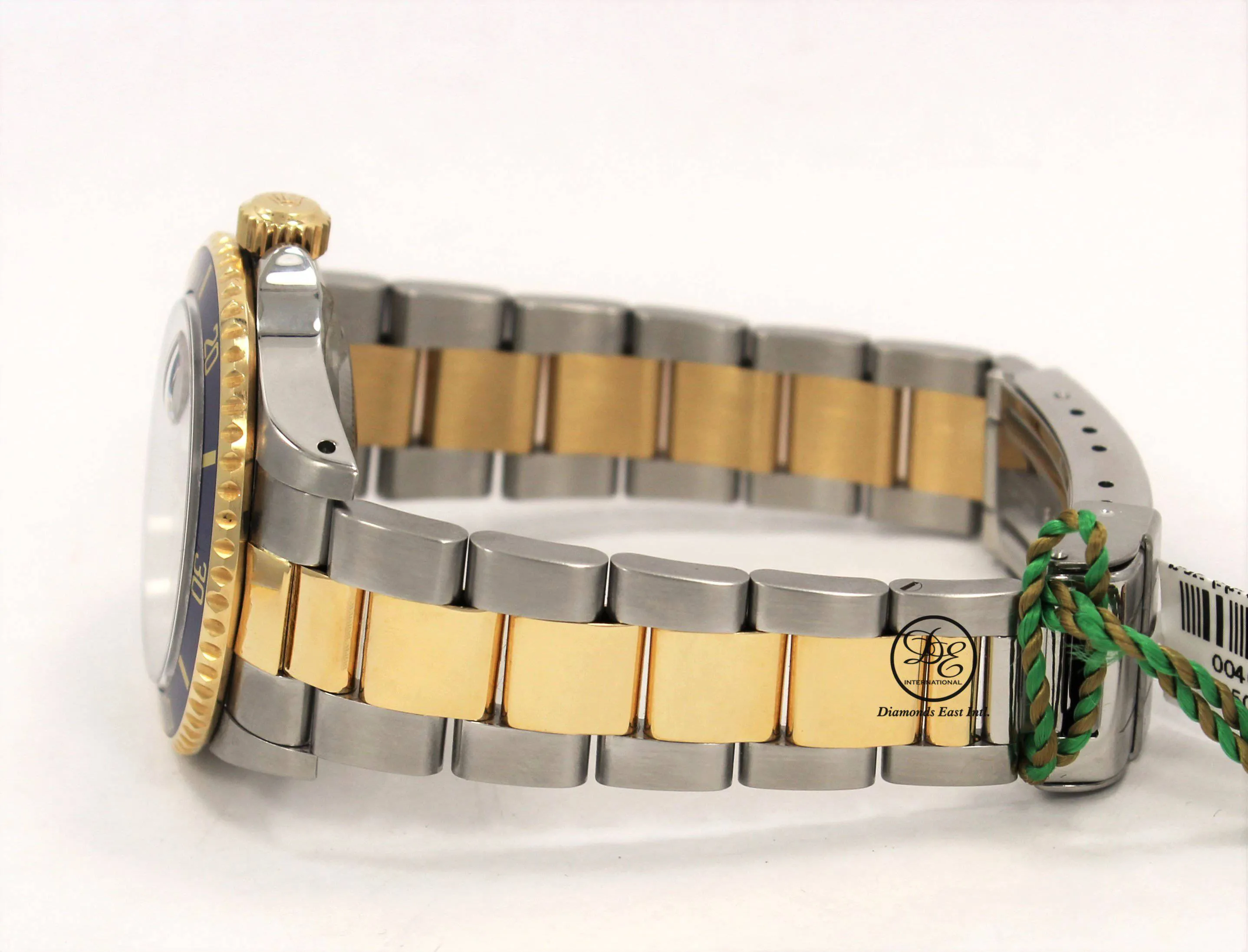 Rolex Submariner 16613 18K Yellow Gold /Steel Oyster Blue Bezel Watch
