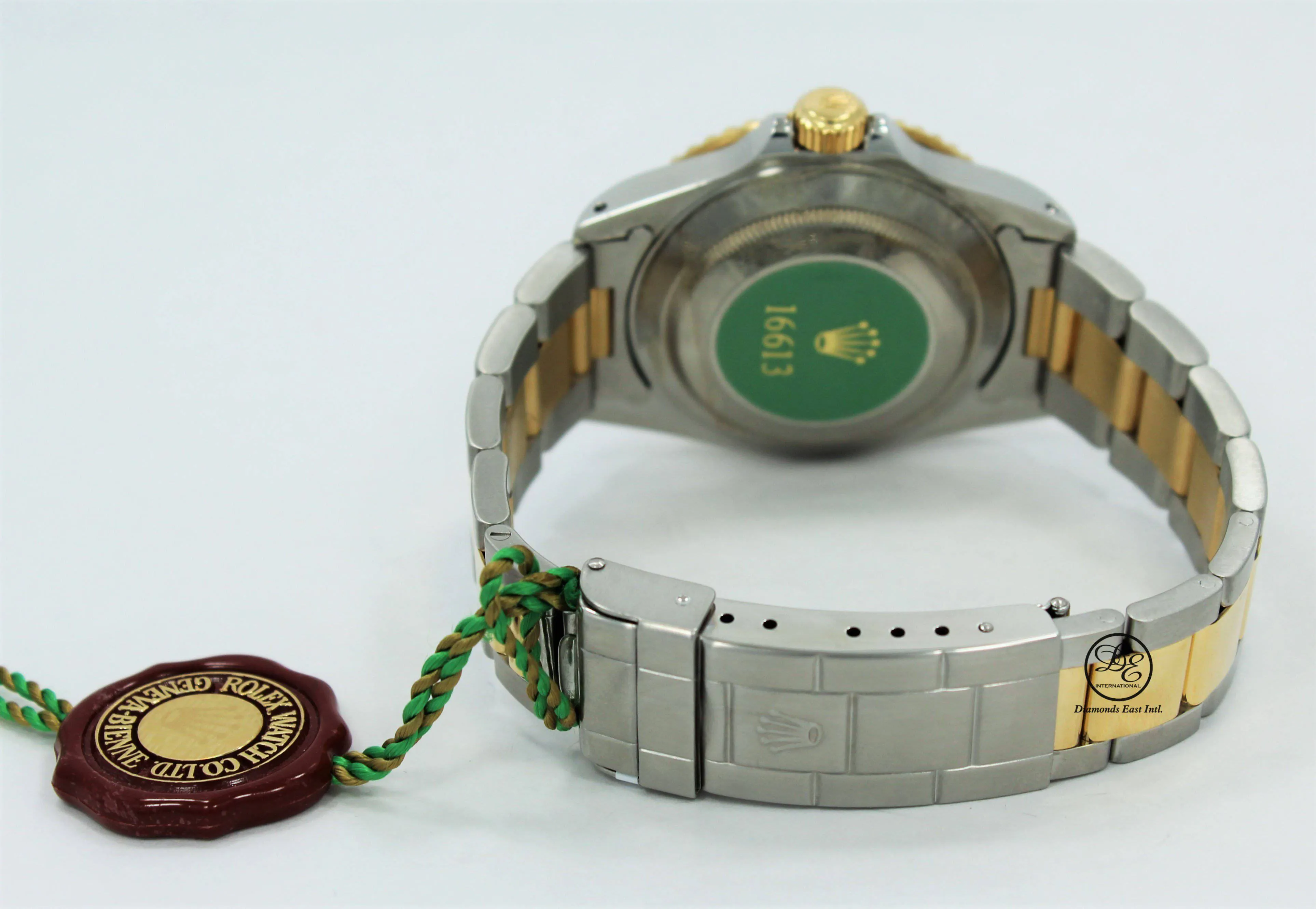 Rolex Submariner 16613 18K Yellow Gold /Steel Oyster Blue Bezel Watch