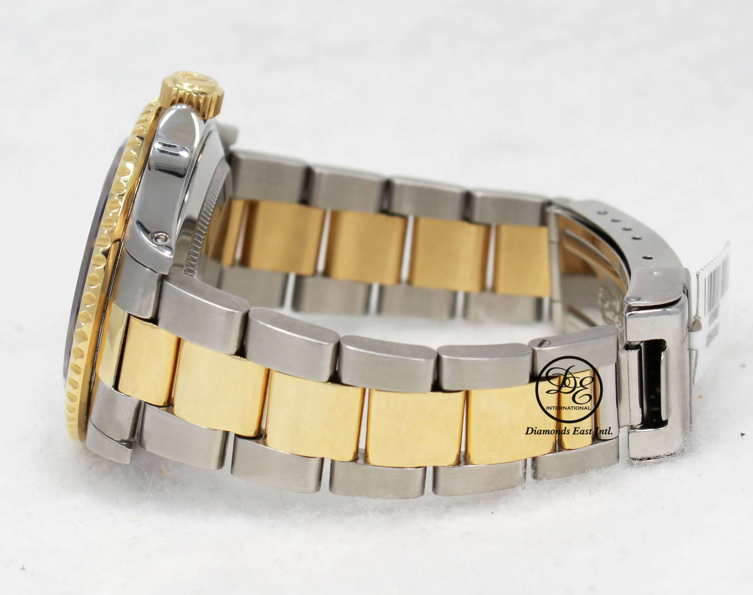 Rolex Submariner 16613 18k Yellow Gold/SS Blue Sapphires & Diamonds Dial