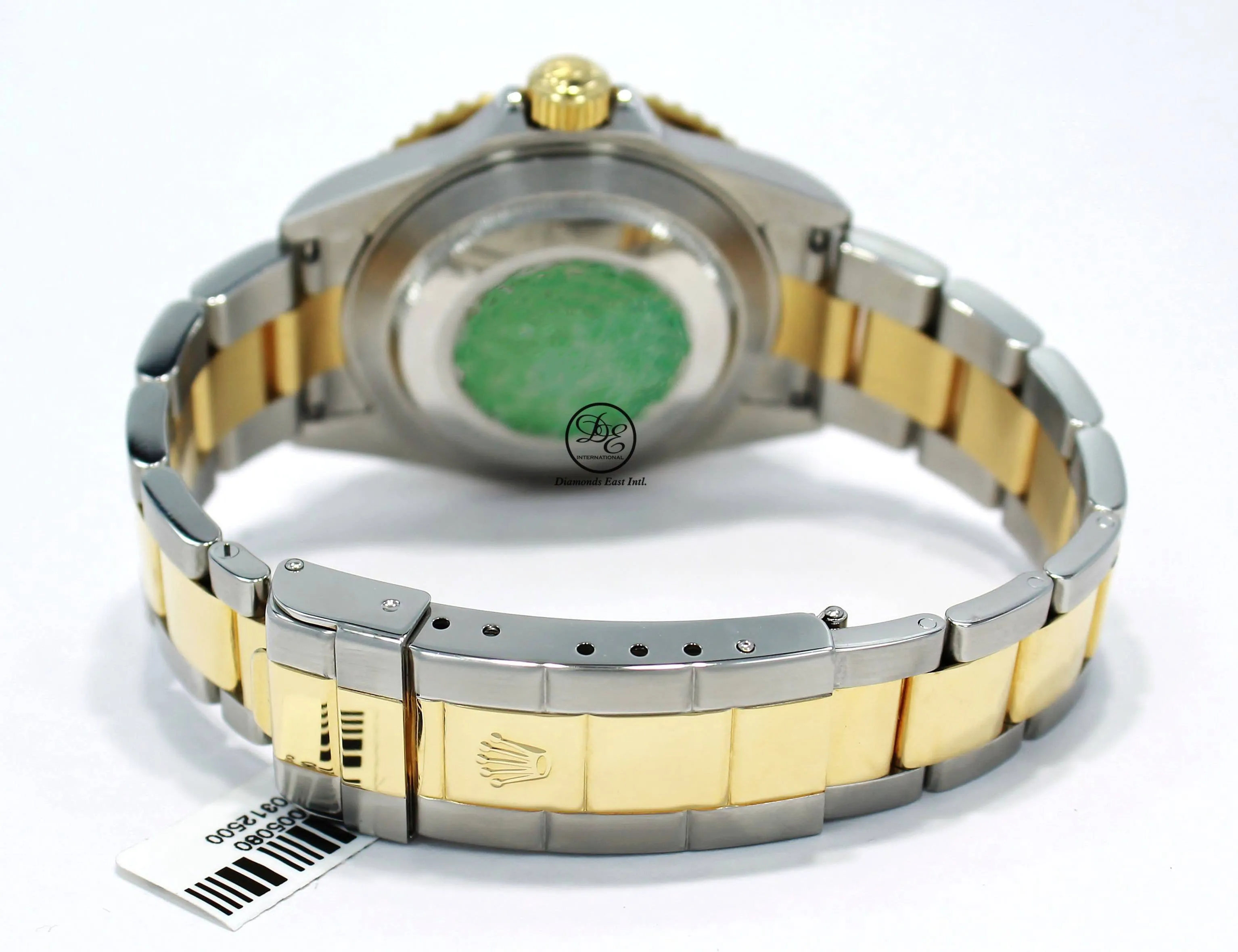 Rolex Submariner 16613 18k Yellow Gold/SS FACTORY Serti Blue Sapphires & Diamonds