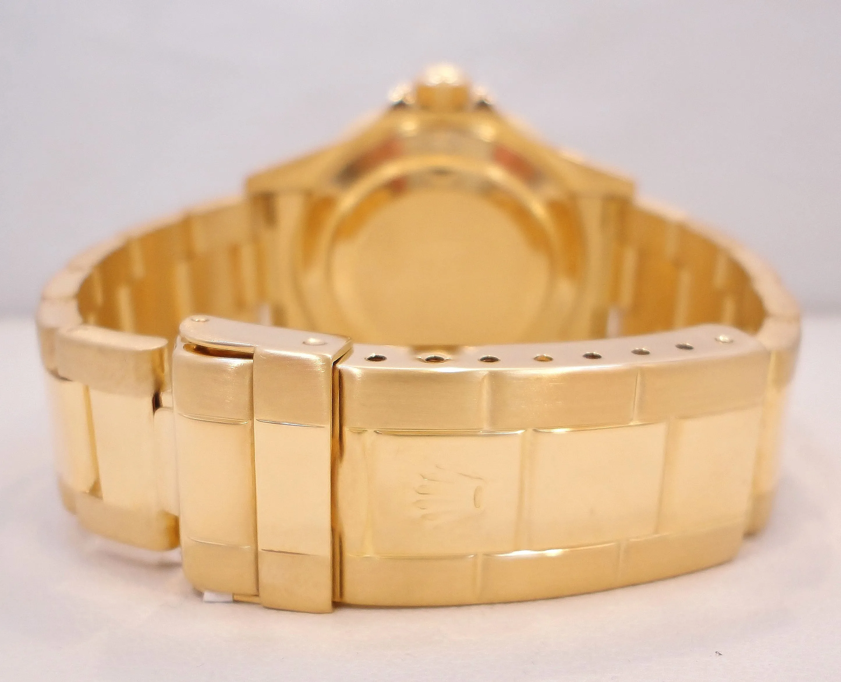 ROLEX Submariner 16618 18k Yellow Gold Oyster Blue Dial & Bezel