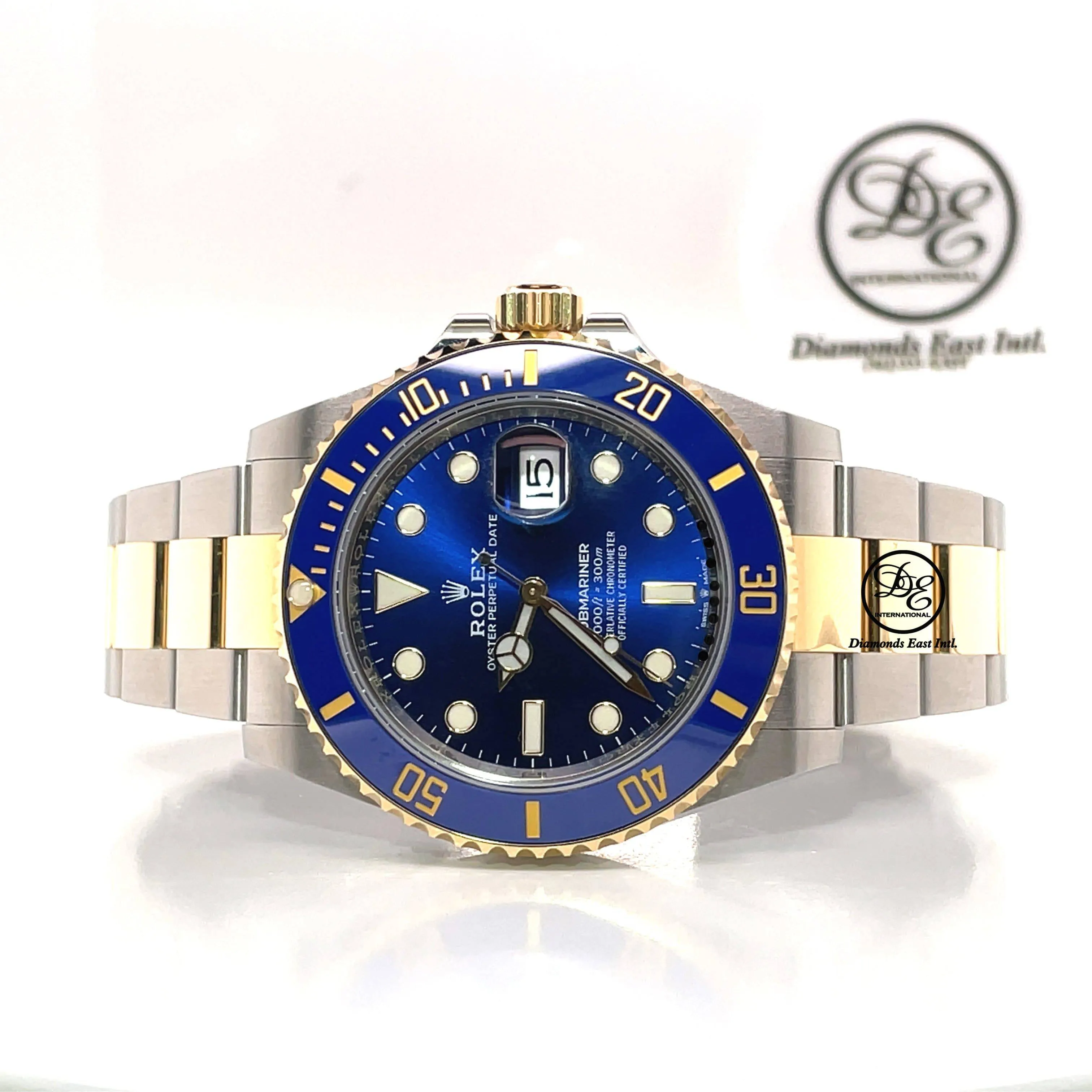 Rolex Submariner 41 126613LB 18K Yellow Gold/Steel Blue Ceramic Watch UNWORN