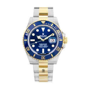 Rolex Submariner 41mm 126613LB 18K Yellow Gold/Steel Blue Ceramic Watch UNWORN