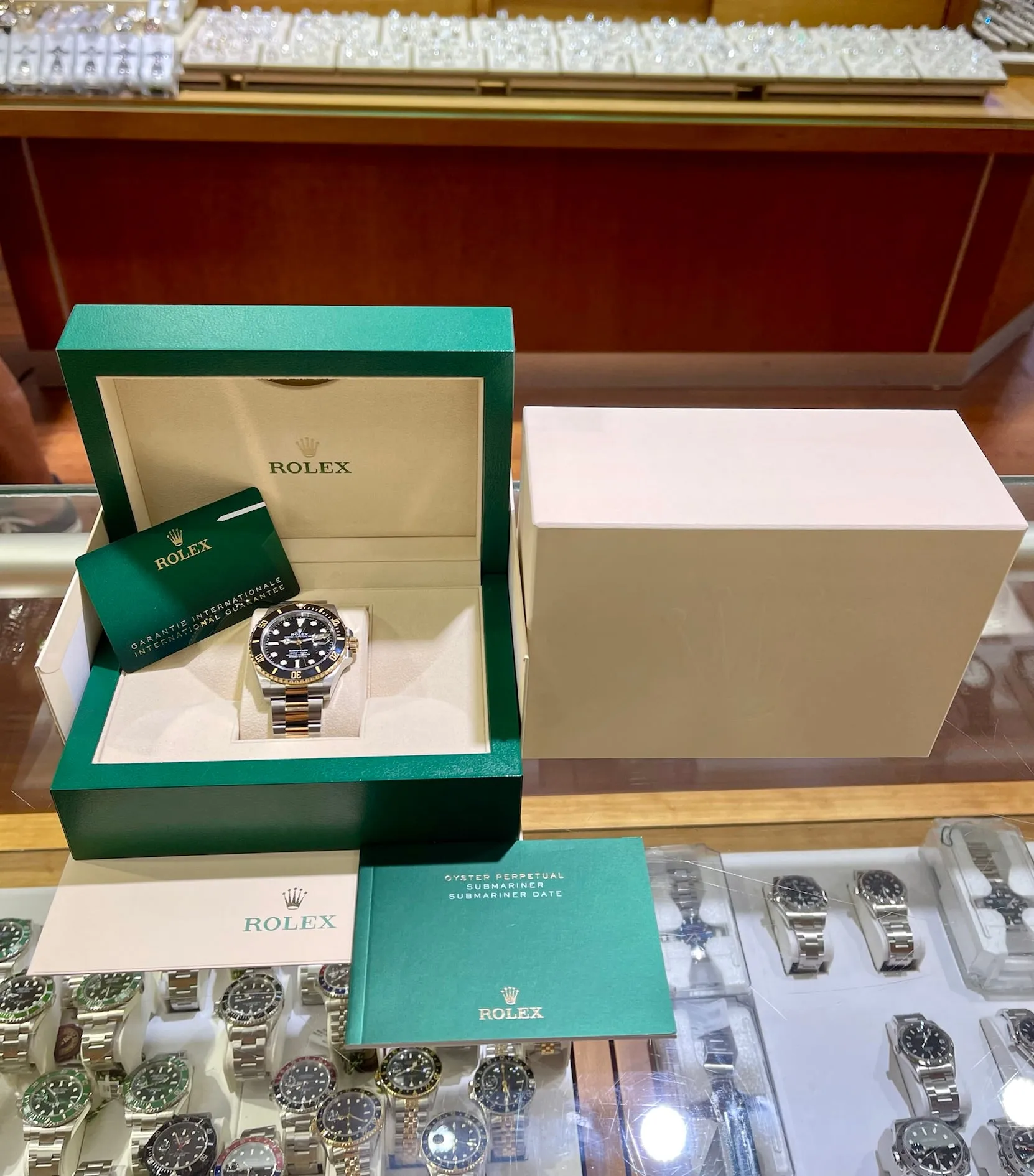 Rolex Submariner 41mm Yellow Gold Steel Black Dial 126613LN Box and Papers UNWORN
