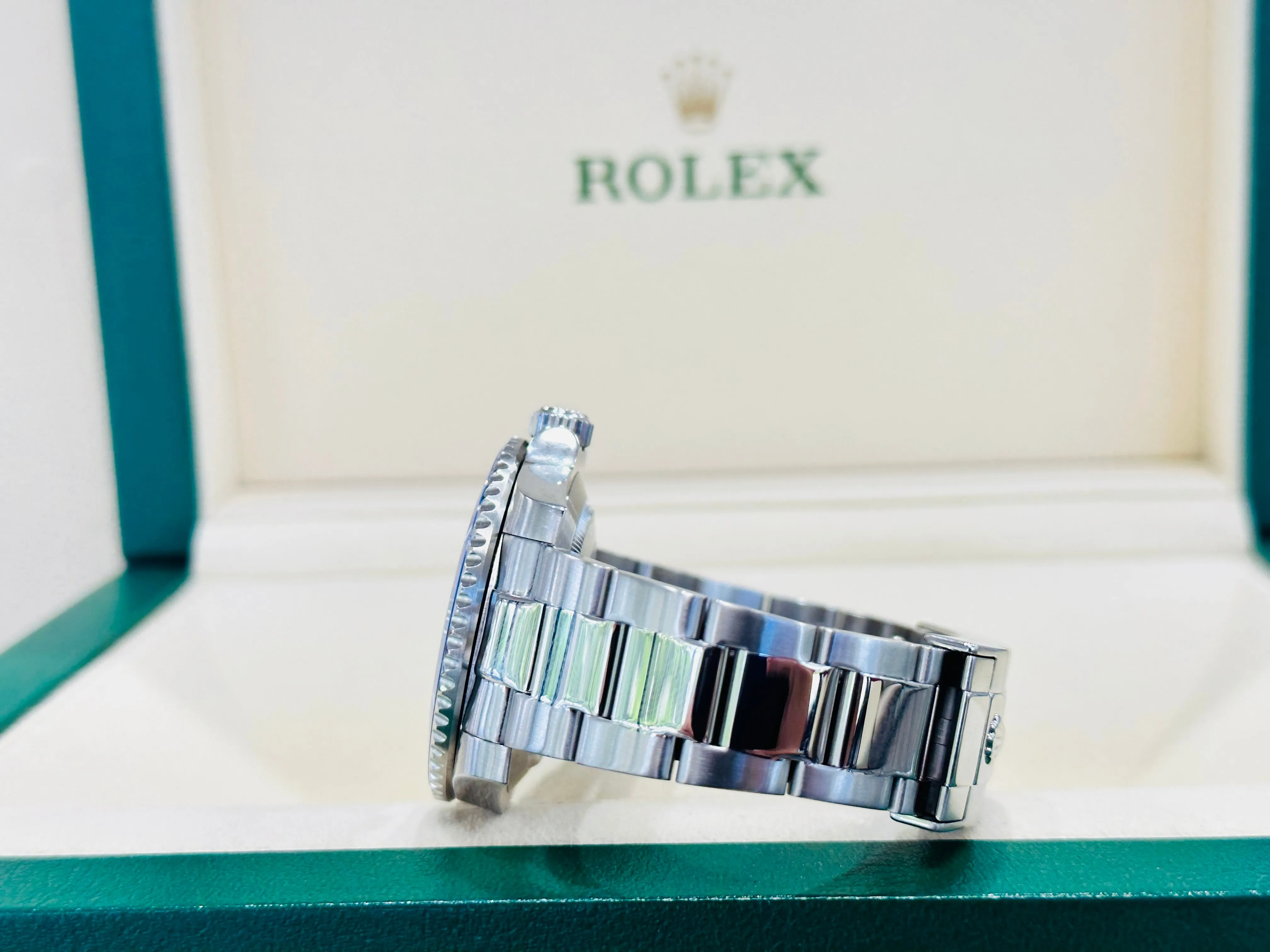 Rolex Submariner Date 116610LN Custom Blue Bezel Insert PreOwned