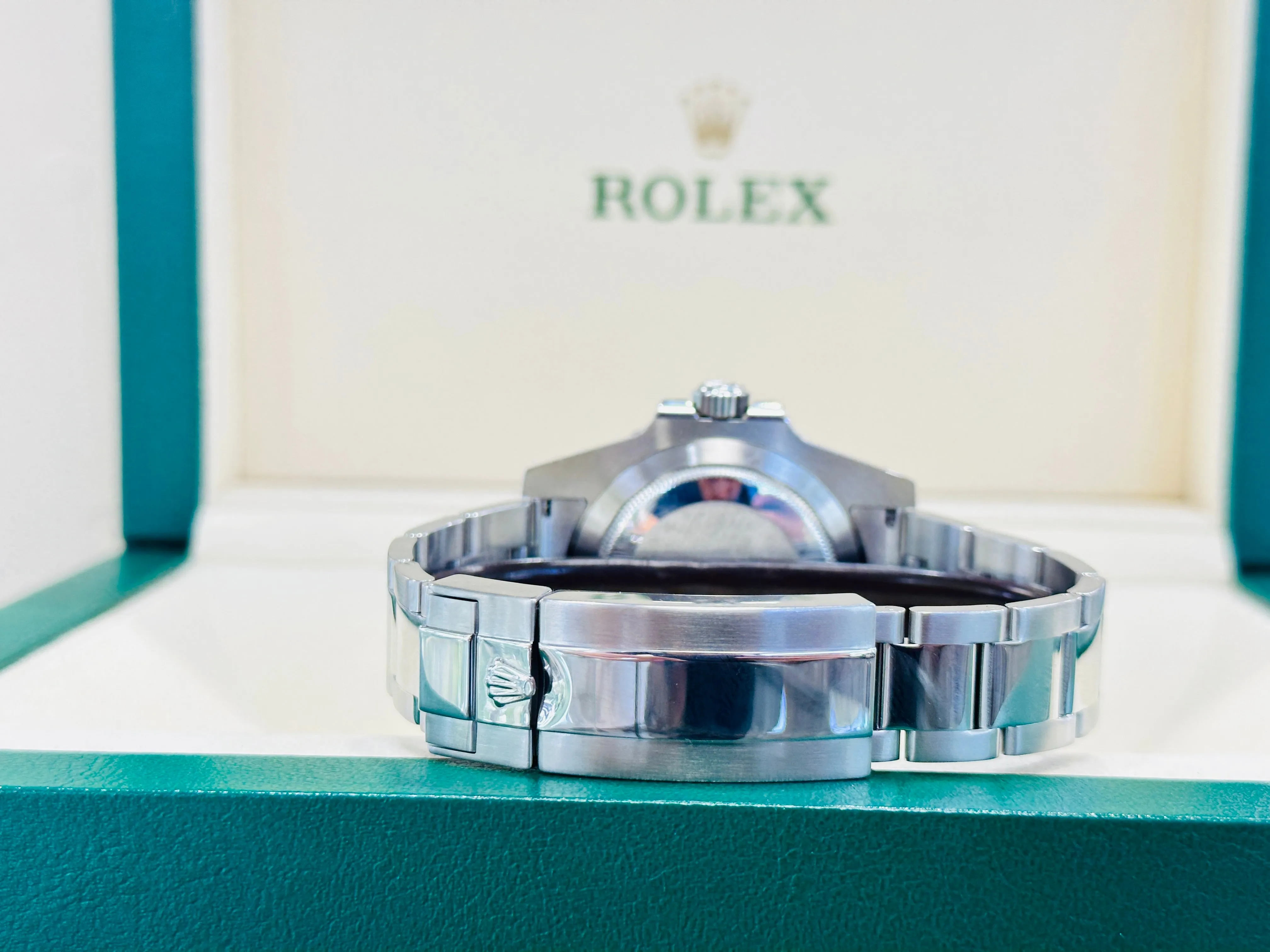 Rolex Submariner Date 116610LN Custom Blue Bezel Insert PreOwned