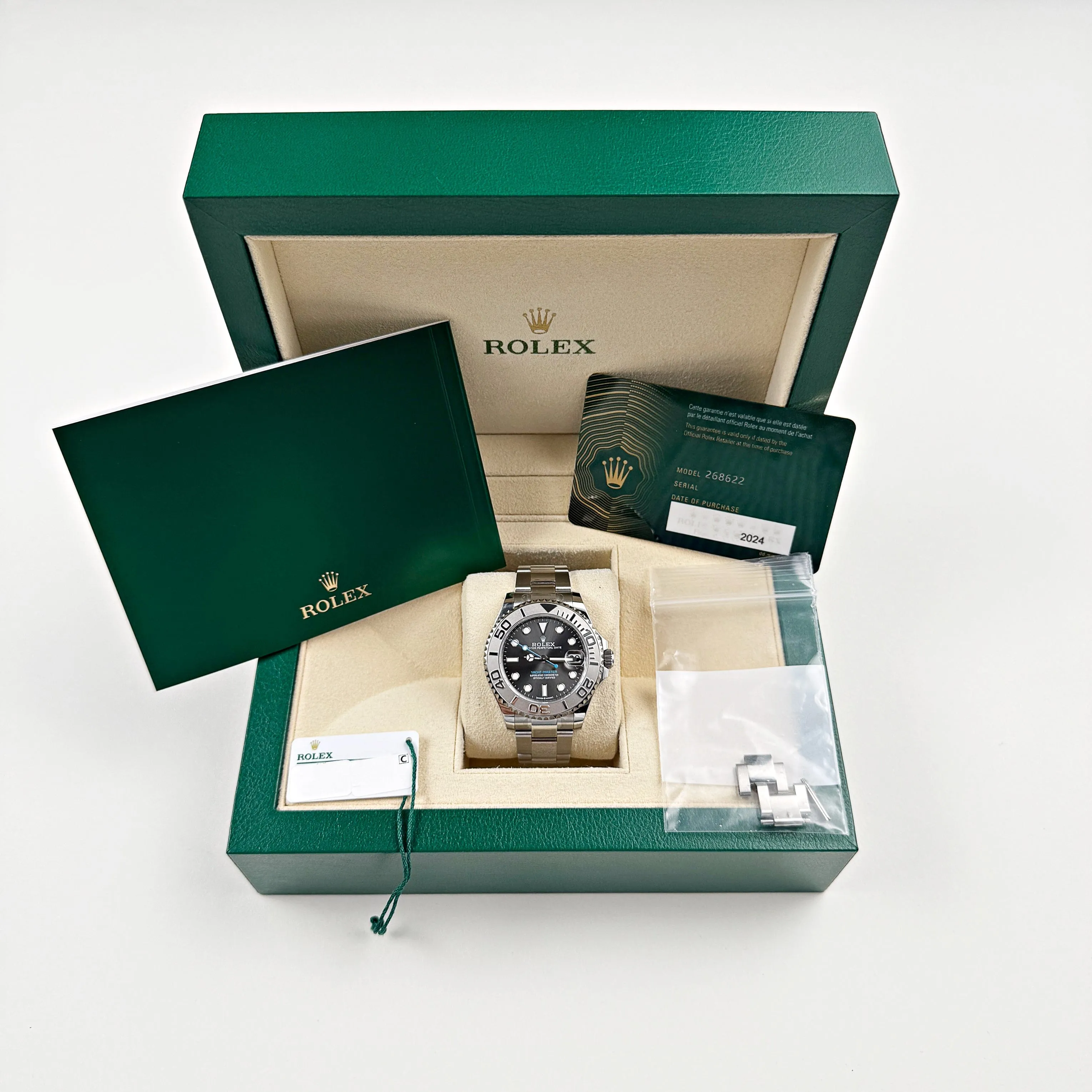 Rolex Yacht-Master 37 268622 Stainless Steel/Platinum Rhodium Dial (2024)