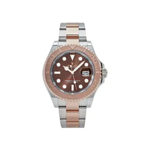 Rolex Yacht-Master 40 126621 Stainless Steel Rose Gold Brown Dial