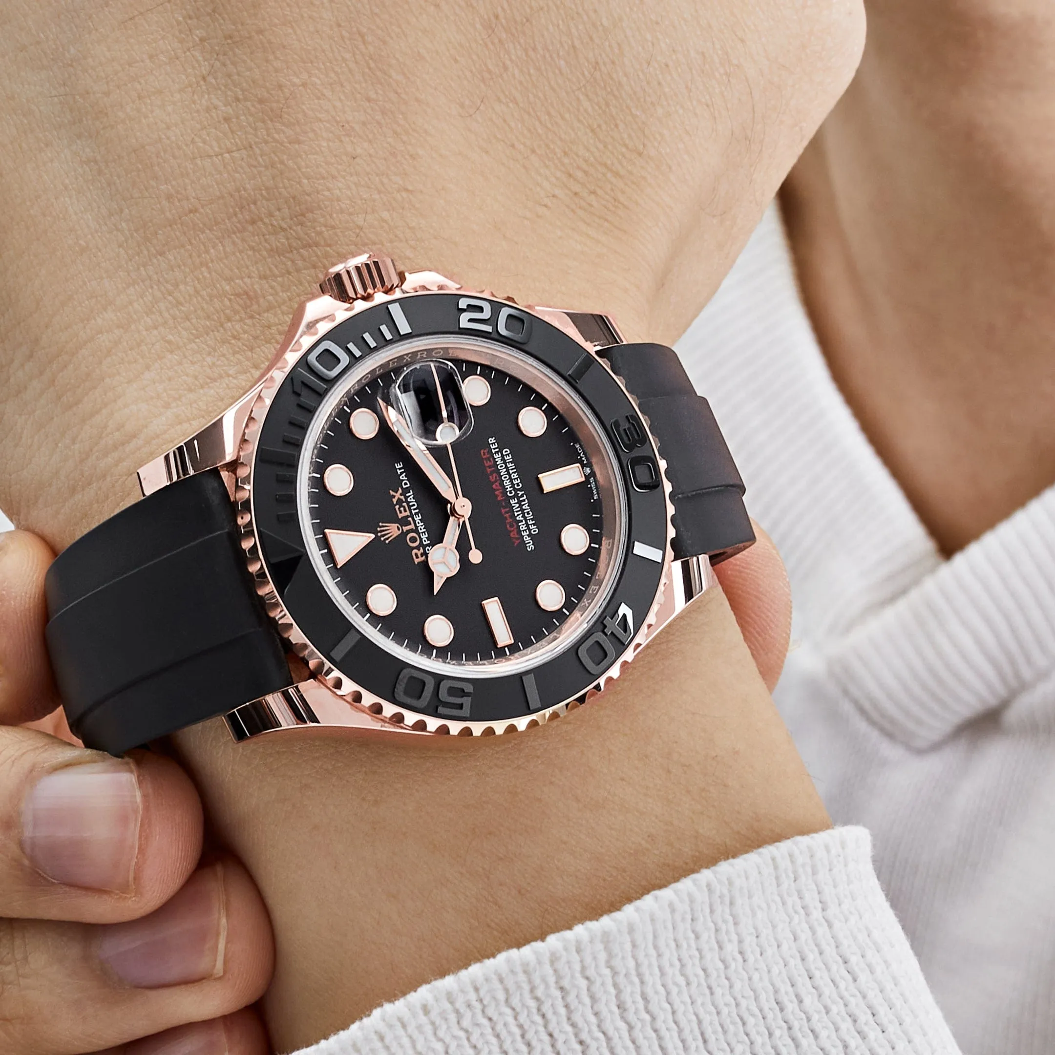 Rolex Yacht-Master 40 126655 Rose Gold Black Dial (2023)
