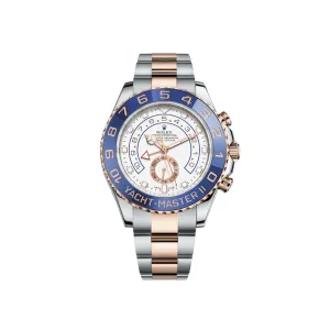 Rolex Yacht-Master II 116681 Stainless Steel Rose Gold White Dial (2023)