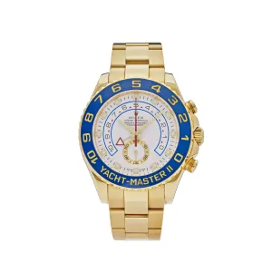 Rolex Yacht-Master II 116688 Yellow Gold White Dial (2009)