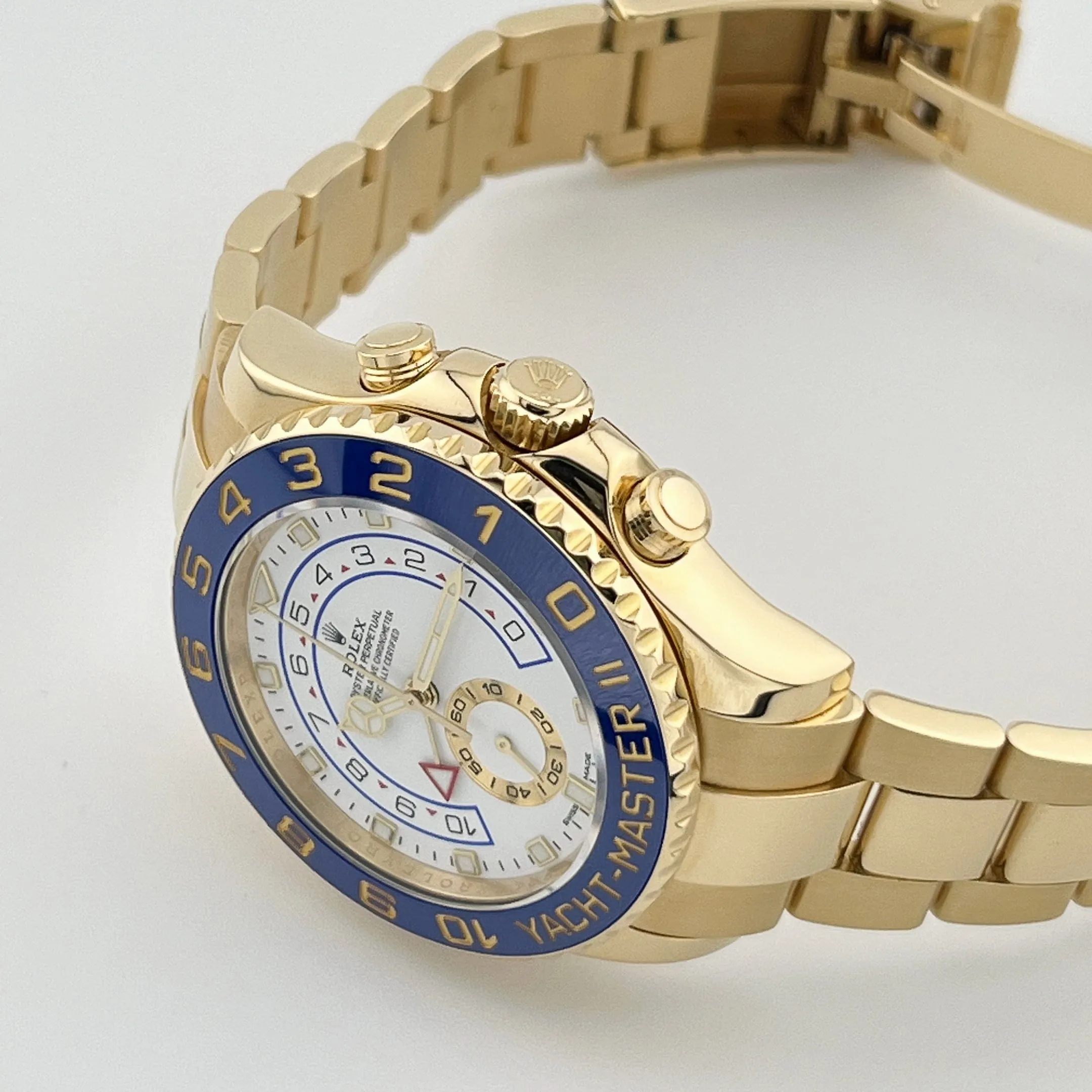 Rolex Yacht-Master II 116688 Yellow Gold White Dial (2017)