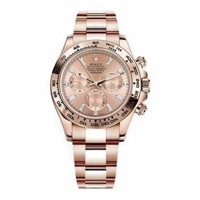 Rolex Cosmograph Daytona 40mm - Ref: 116505-0012 - Rose Diamond Dial, 18K Rose Gold Oyster Bracelet Men's Watch