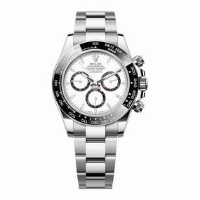 Rolex Cosmograph Daytona 40mm - Ref: 126500LN - White Index Dial & Ceramic Bezel, Stainless Steel Oyster Bracelet Men's Watch