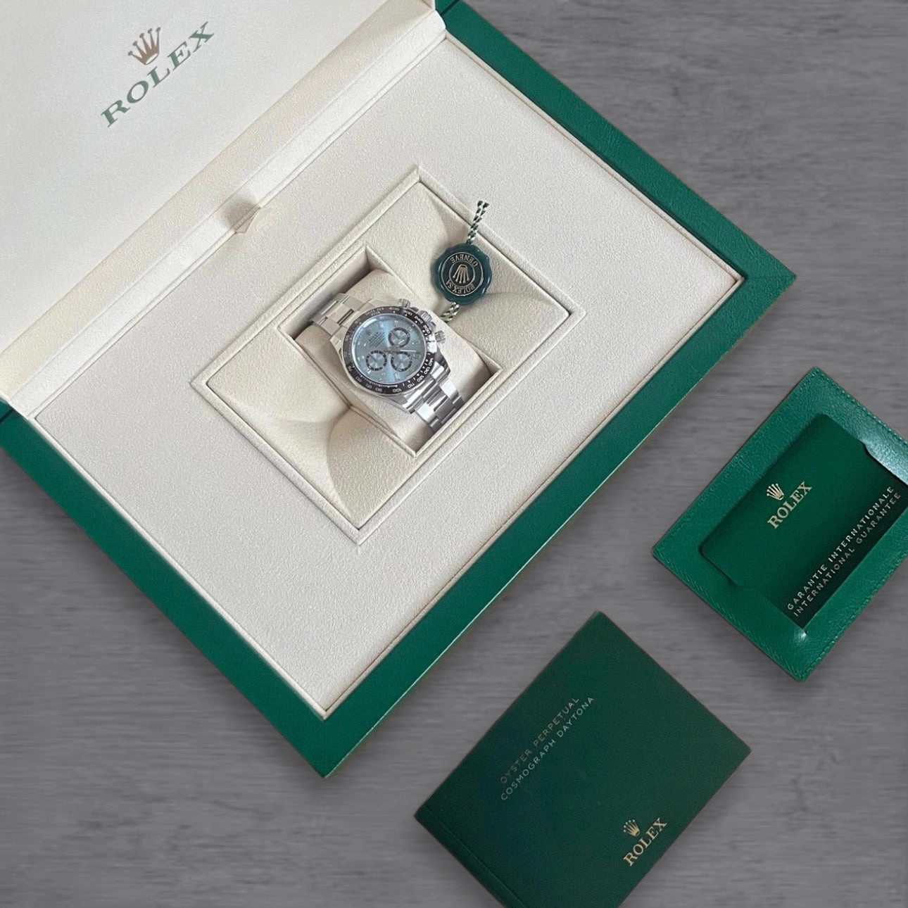 Rolex Cosmograph Daytona 40mm - Ref: 126506A - Ice Blue Diamond Dial & Ceramic Bezel, Platinum Oyster Bracelet Men's Watch