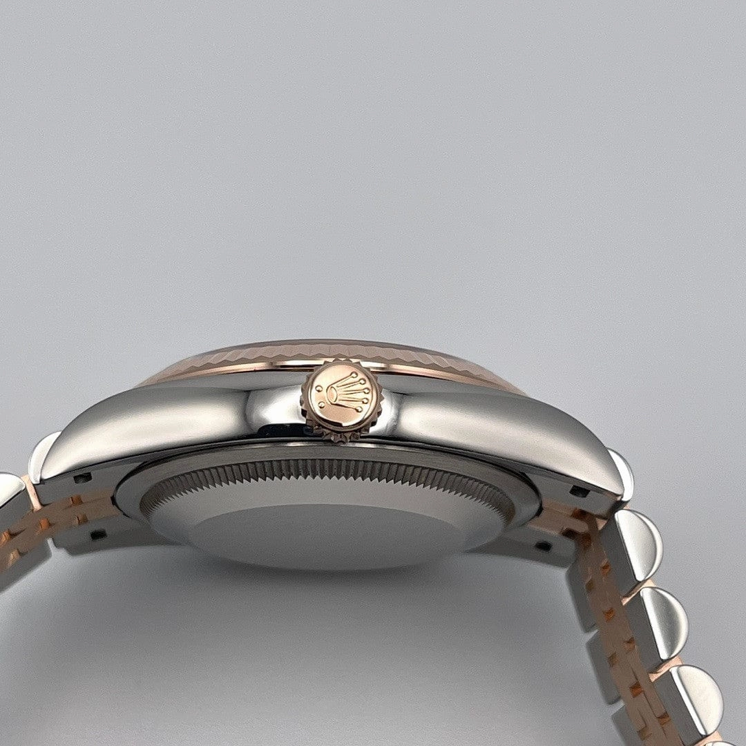 Rolex Datejust 36 126231 'Wimbledon' Stainless Steel Rose Gold Slate Dial