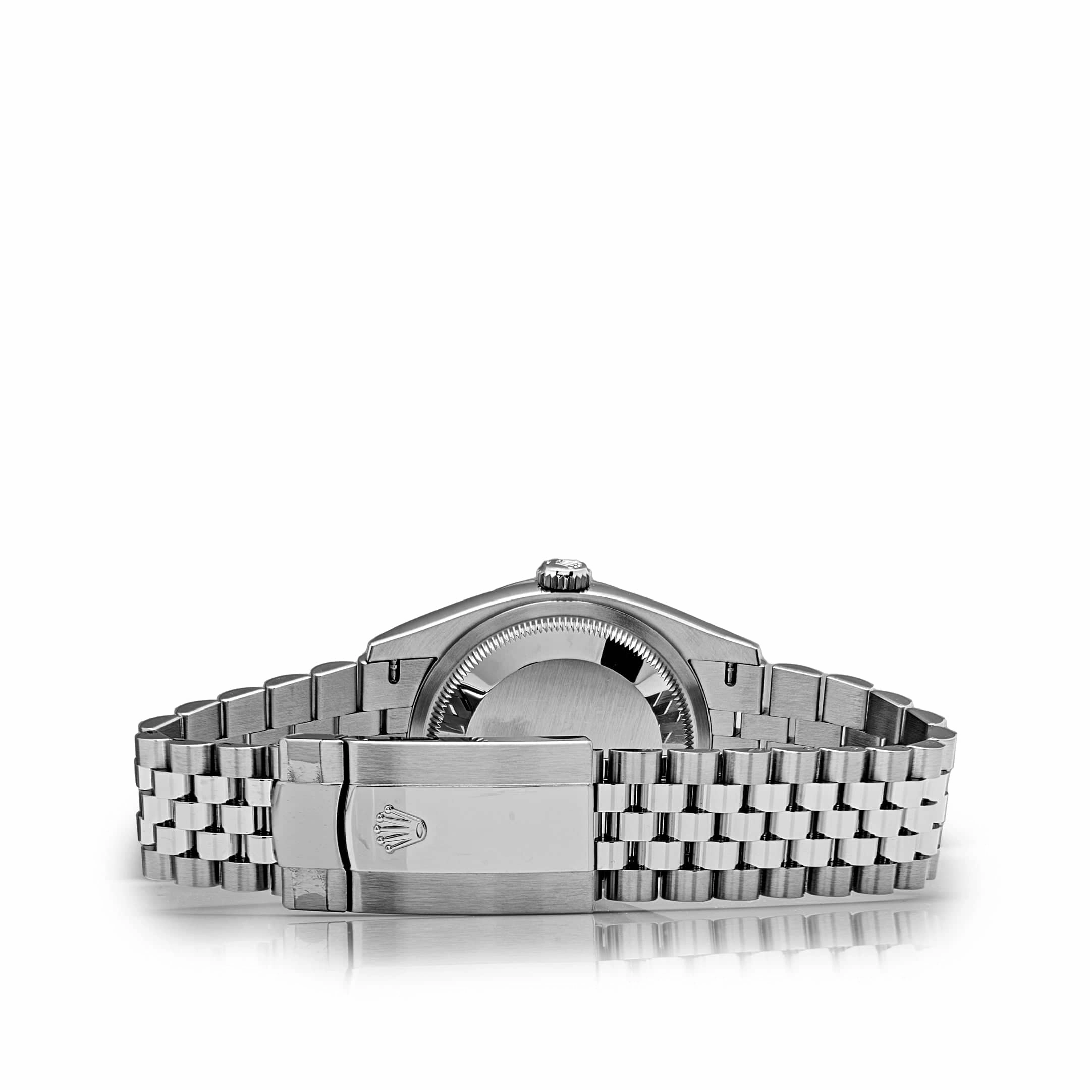 Rolex Datejust 36 126234 Stainless Steel Olive Green Palm Motif Dial
