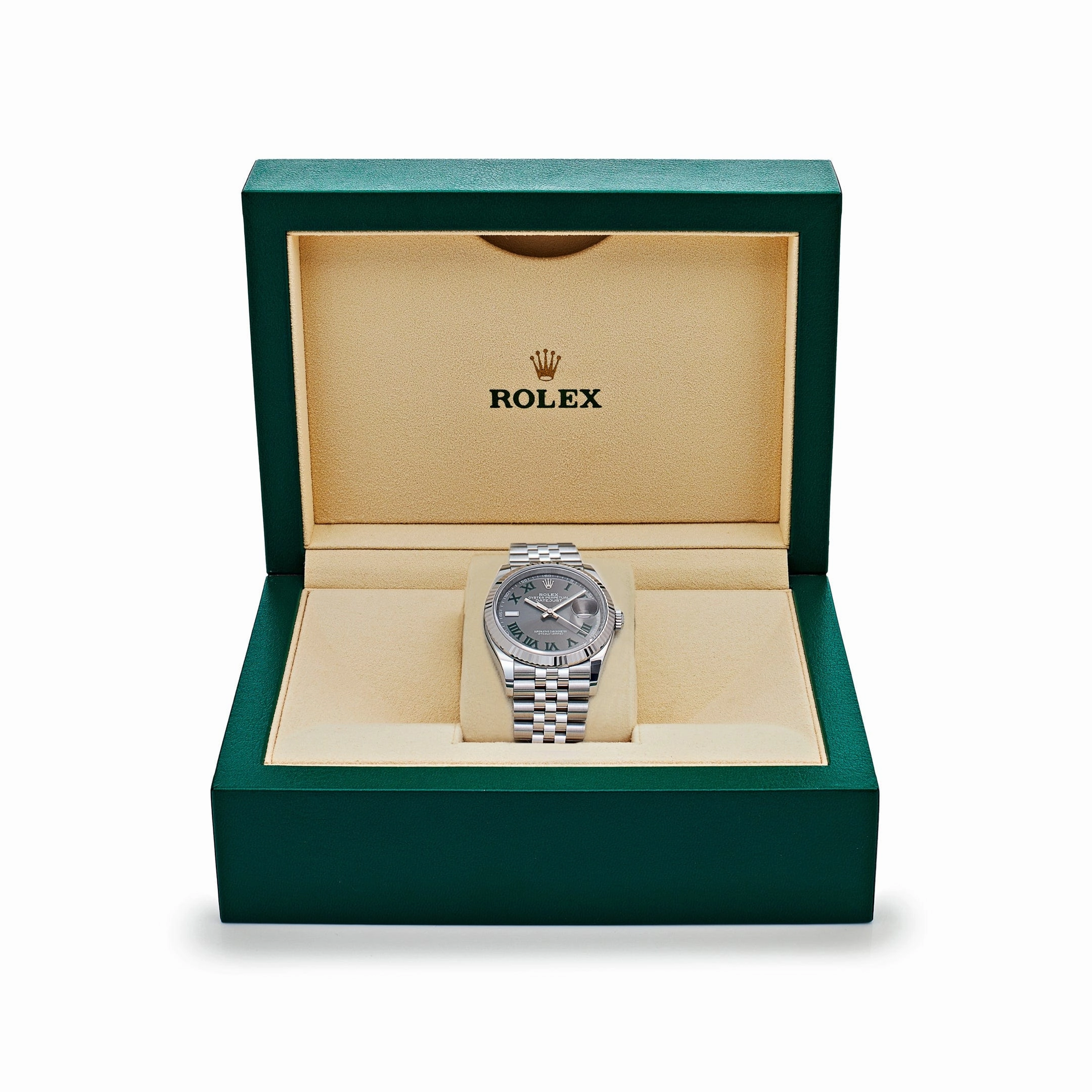 Rolex Datejust 36 126234 Stainless Steel Slate 'Wimbledon' Dial Jubilee (2025)