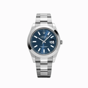 Rolex Datejust 41 116300 Stainless Steel Blue Dial Oyster