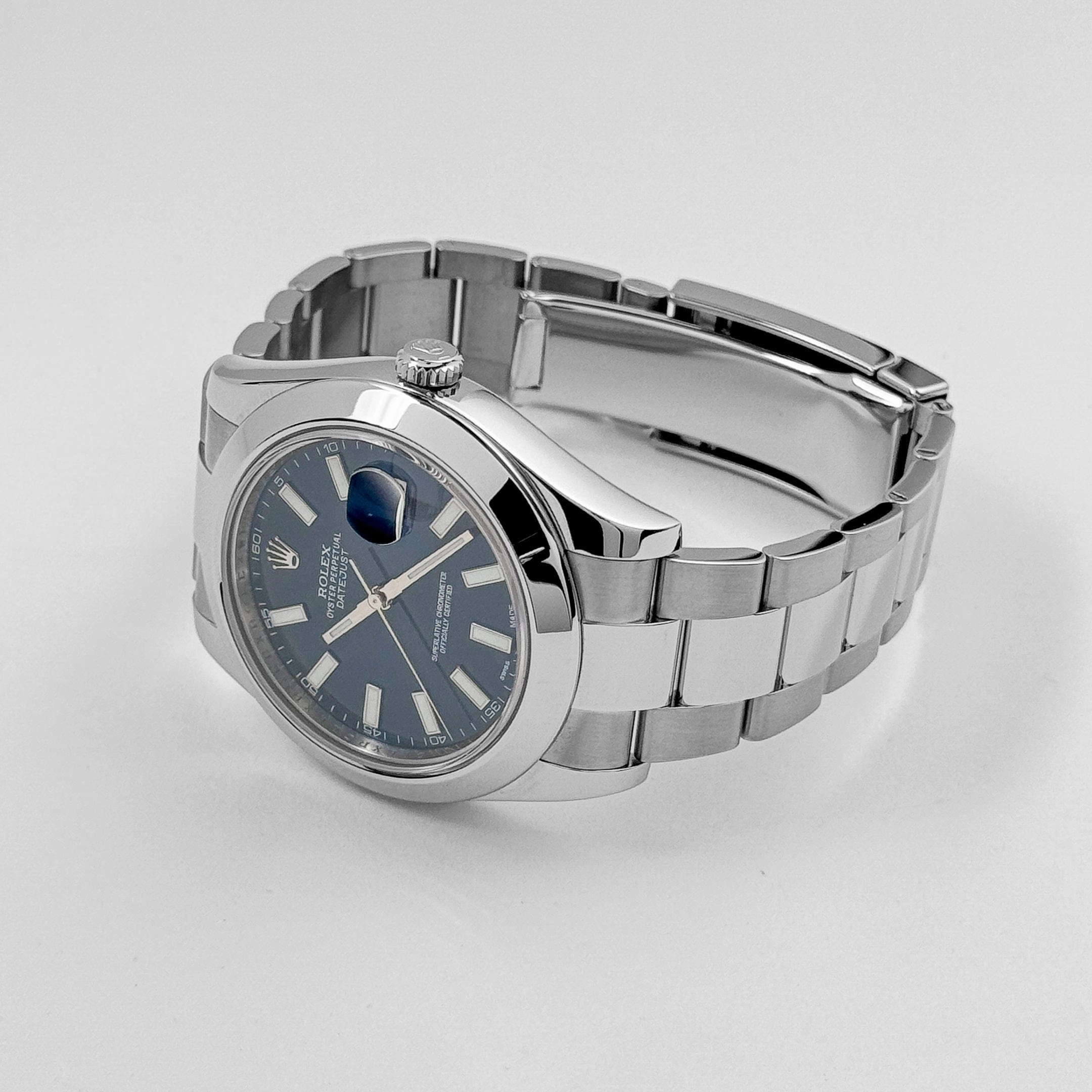 Rolex Datejust 41 116300 Stainless Steel Blue Dial Oyster