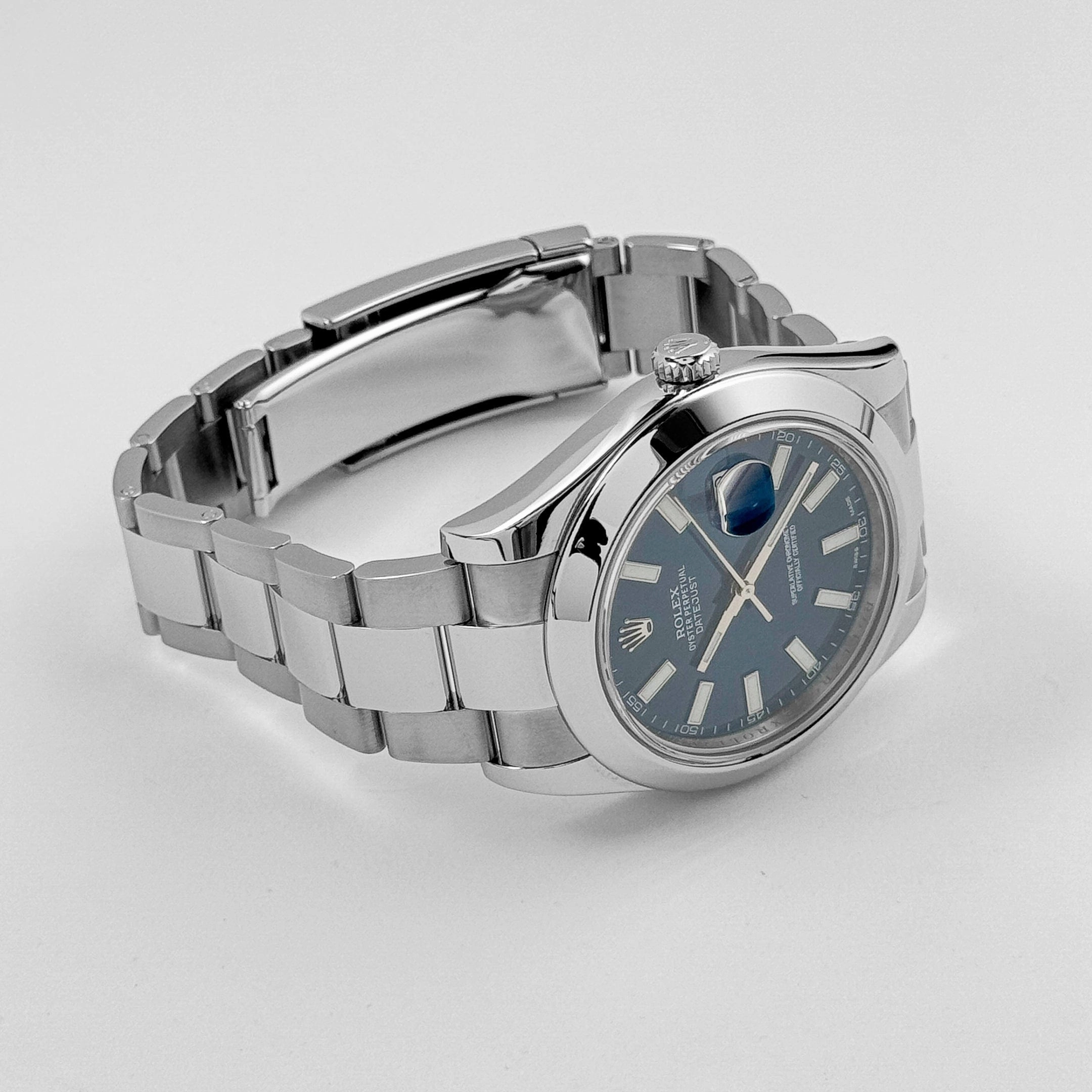Rolex Datejust 41 116300 Stainless Steel Blue Dial Oyster