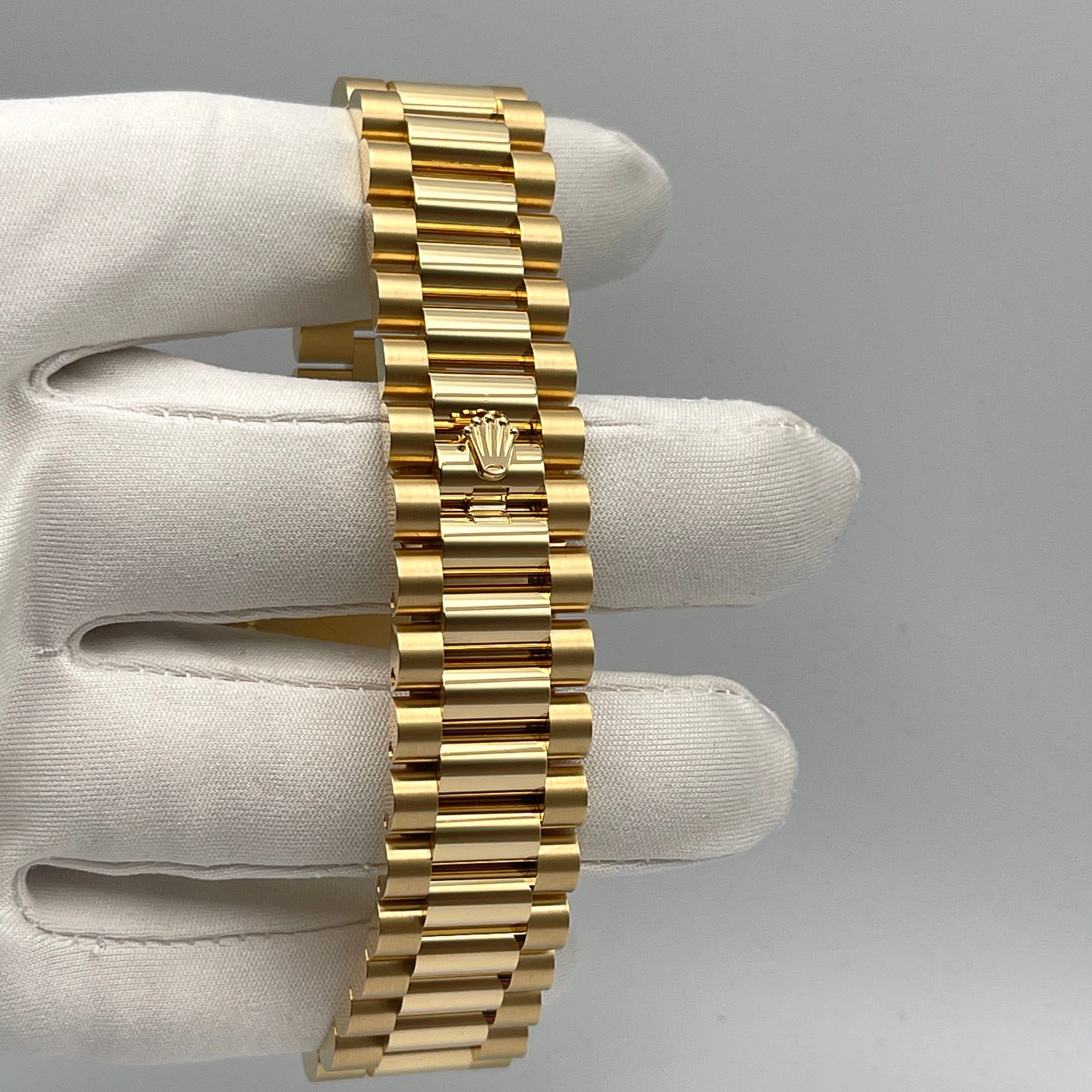 Rolex Day-Date 36 128238 Yellow Gold White Dial
