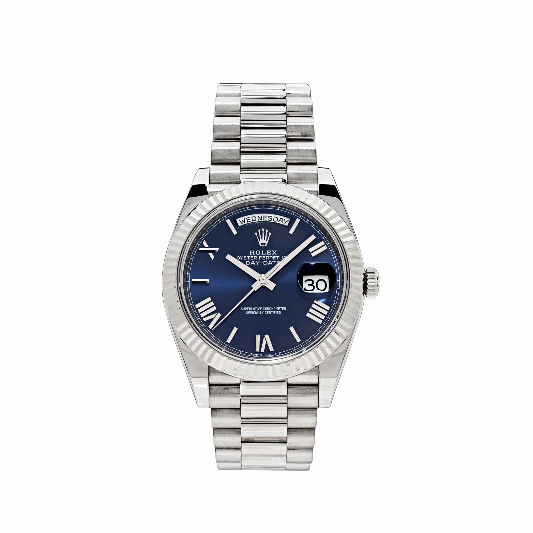 Rolex Day-Date 40 228239 White Gold Blue Dial (2018)