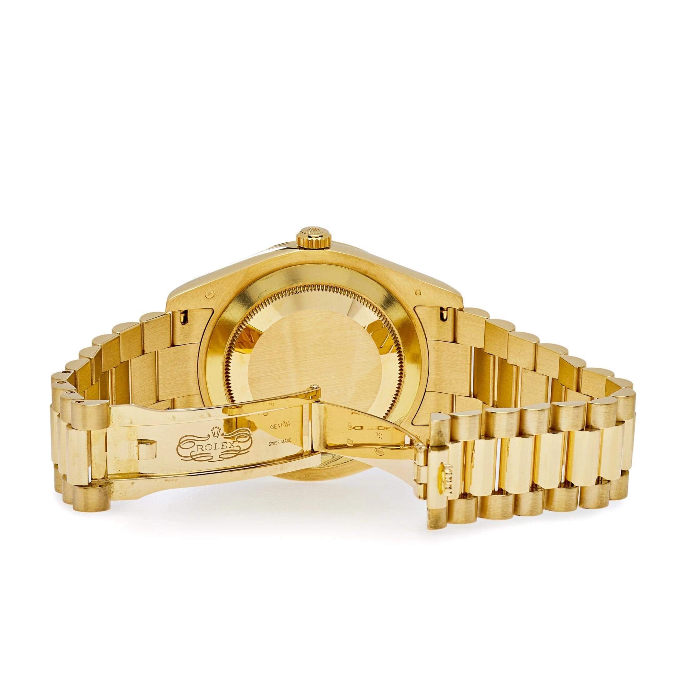 Rolex Day-Date II 218238 Yellow Gold Champagne Diamond Dial