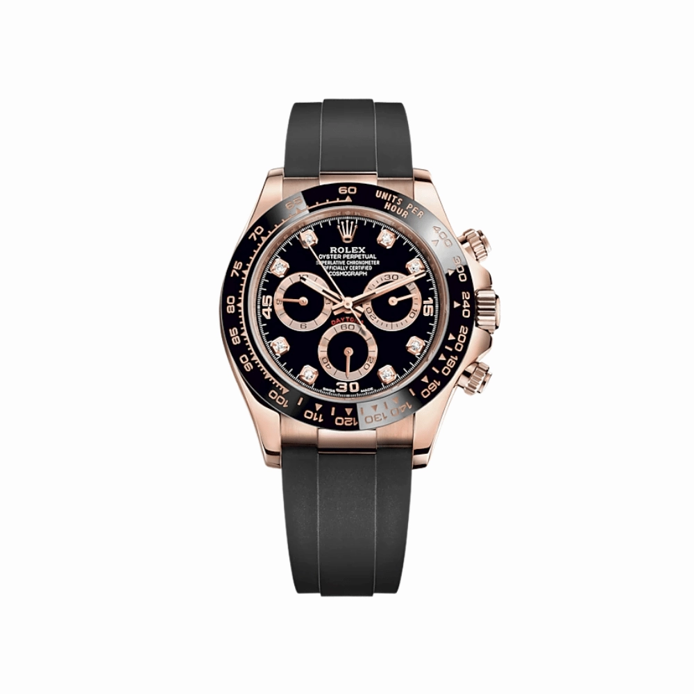 Rolex Daytona 116515LN Rose Gold Black Diamond Dial