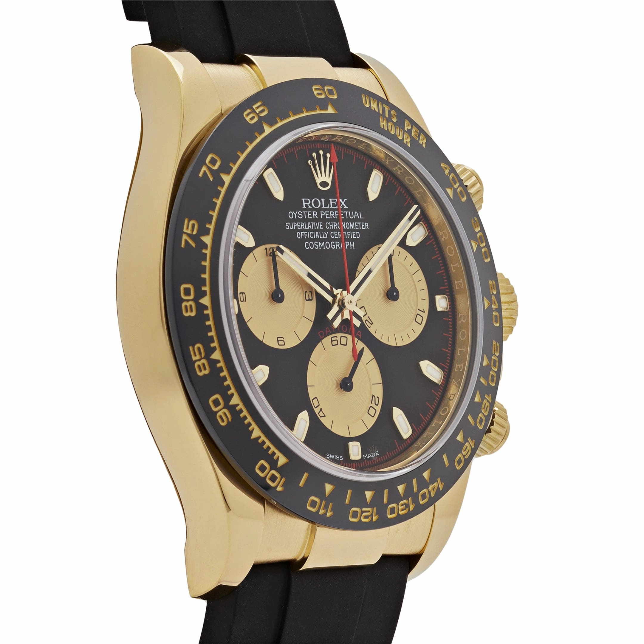 Rolex Daytona 116518LN 'Paul Newman' Yellow Gold Black Dial (2017)