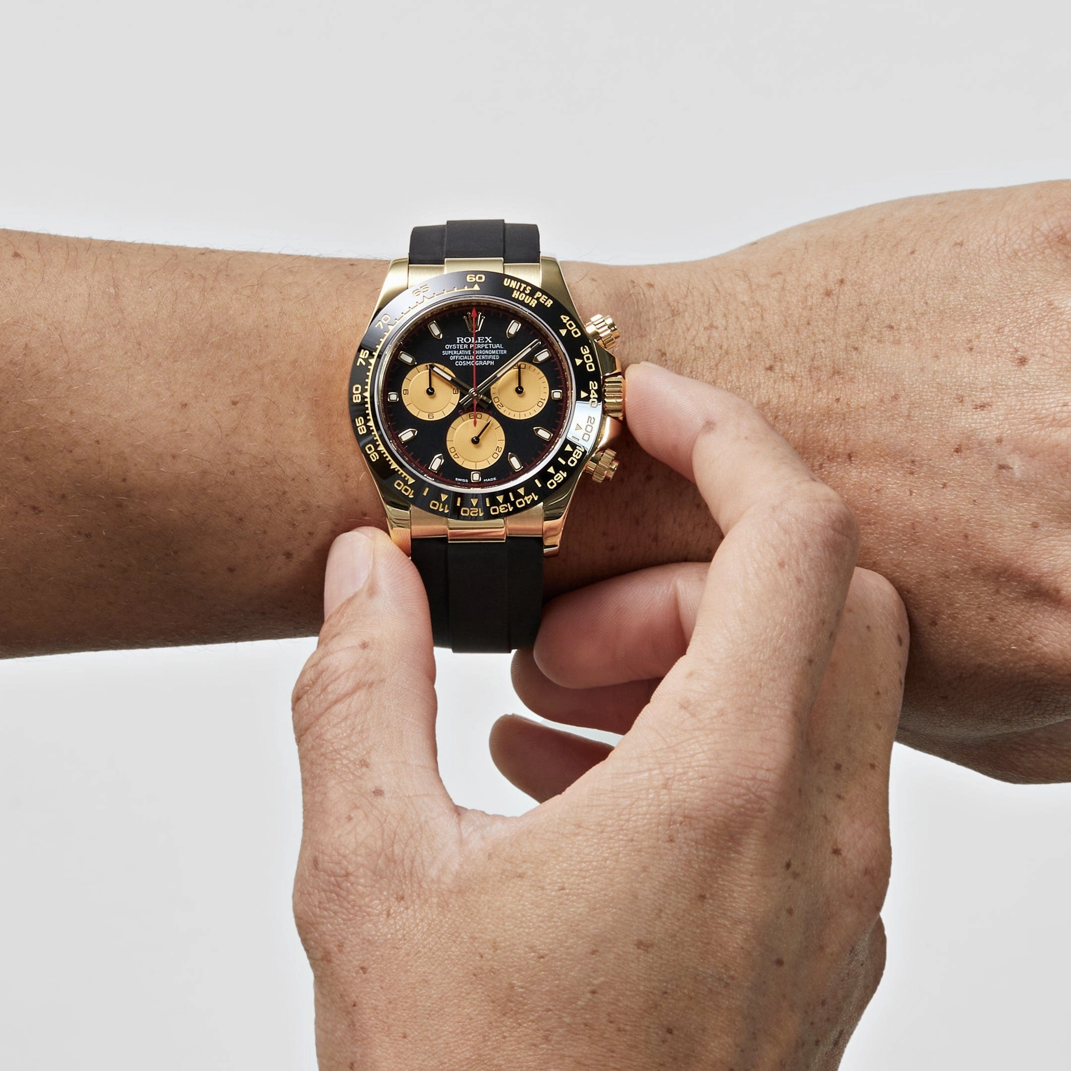 Rolex Daytona 116518LN 'Paul Newman' Yellow Gold Black Dial (2017)