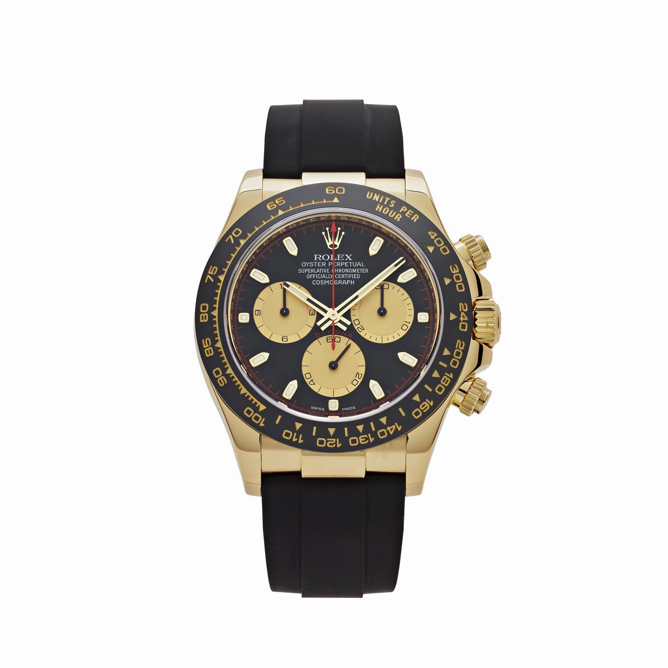 Rolex Daytona 116518LN 'Paul Newman' Yellow Gold Black Dial (2017)