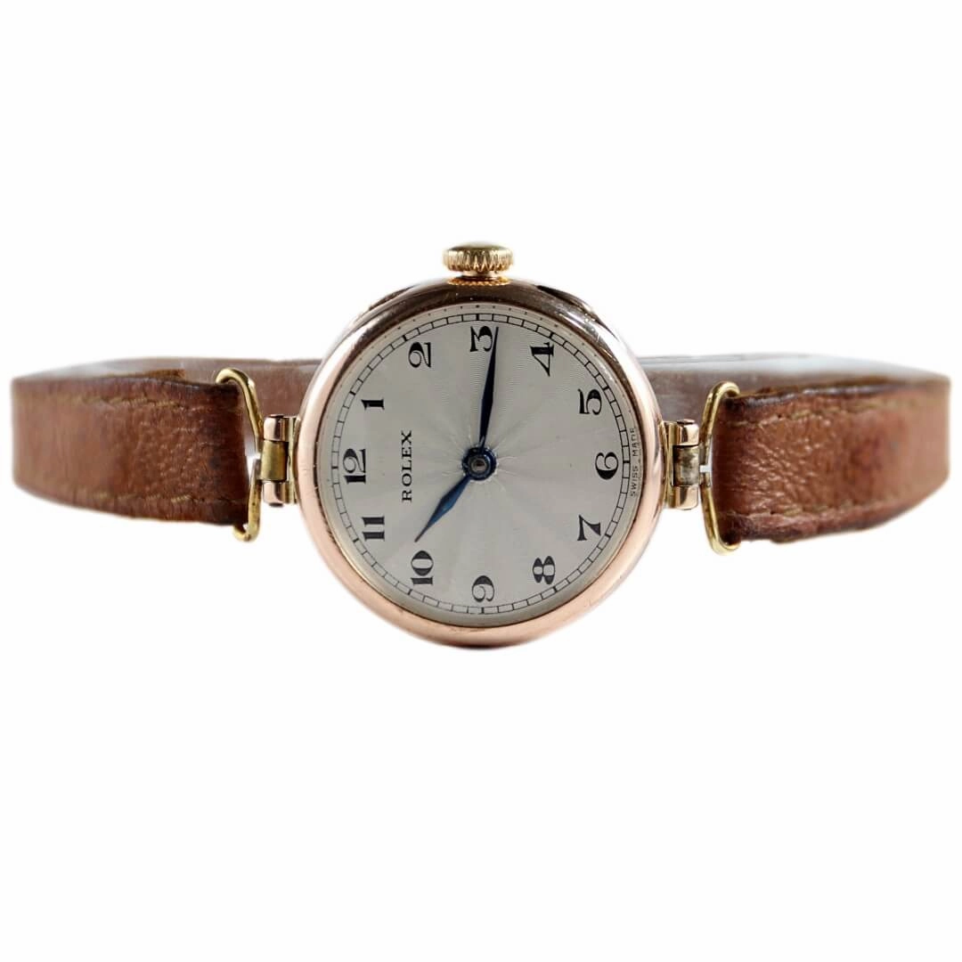 Rolex Ladies 9k Gold Vintage Watch, 1923