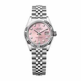 Rolex Lady-Datejust 28mm - Ref: 279174-0003 - Pink Diamond Dial, Stainless Steel Jubilee Bracelet Women's Watch