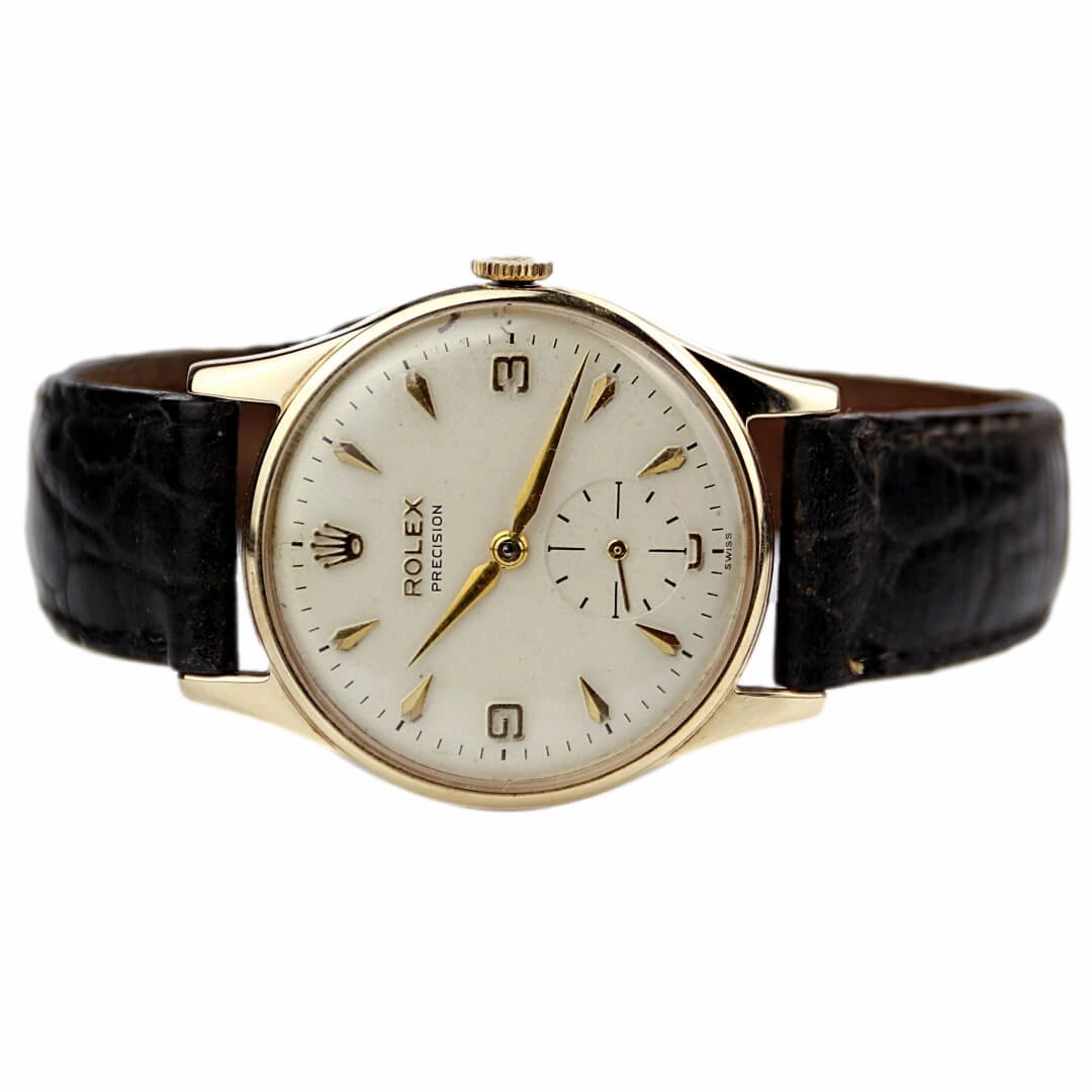 Rolex Precision 9k Gold, 1950