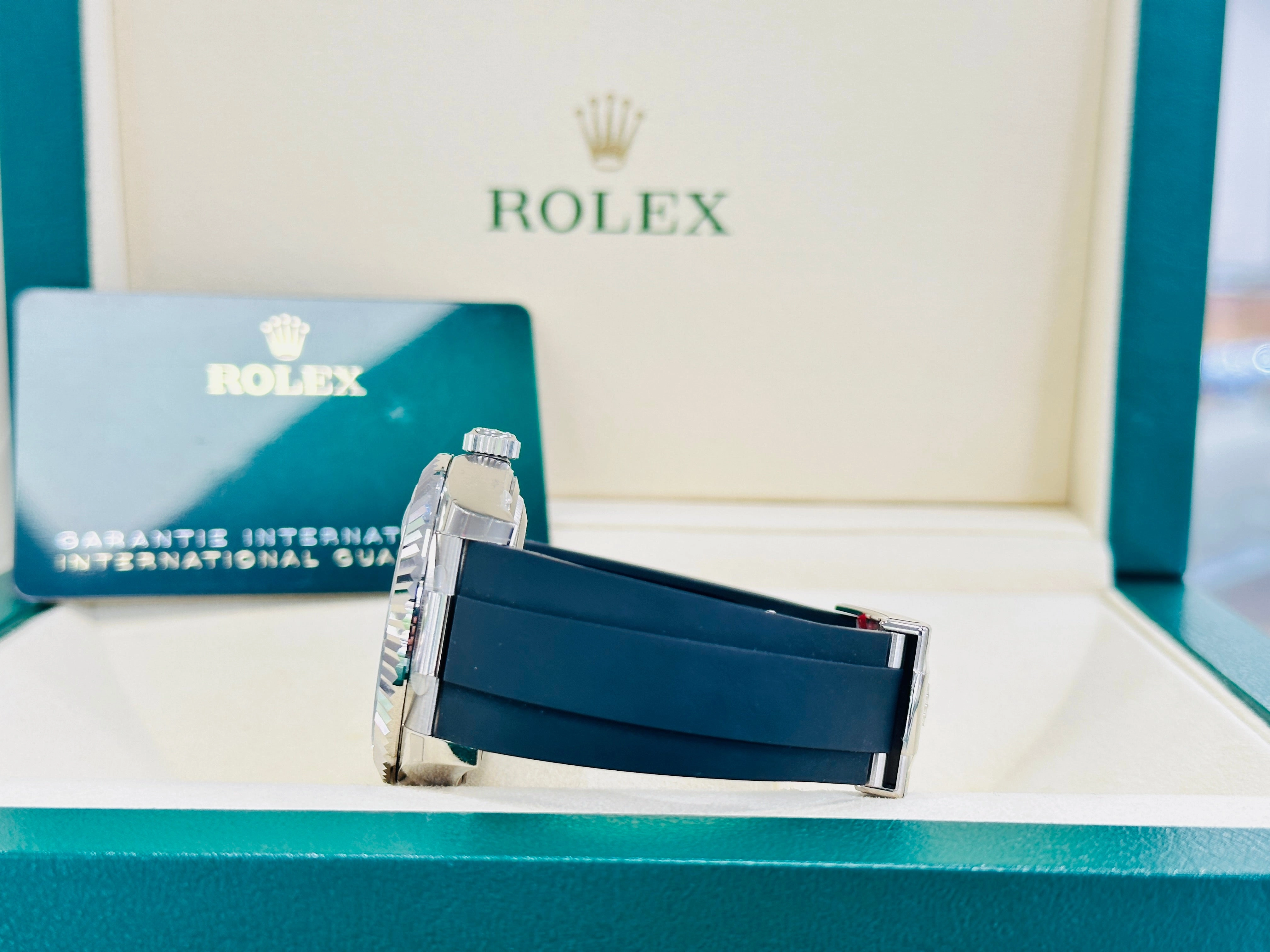 Rolex Sky-Dweller 336239 Oyster Flex 18K White Gold Box and Papers UNWORN