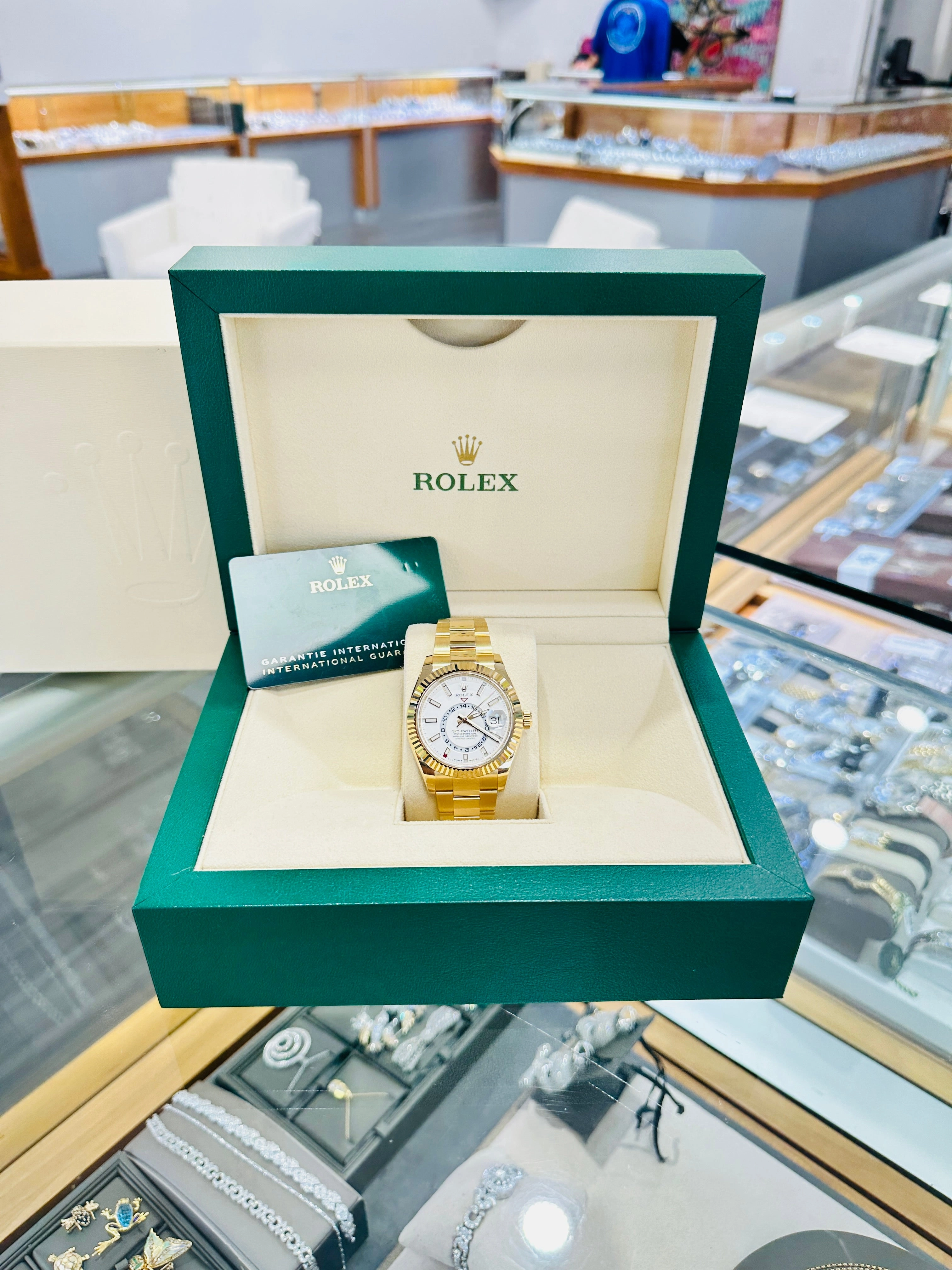Rolex Sky-Dweller 336938 Yellow Gold White Dial UNWORN Box and Papers NEW MODEL 2023!