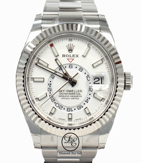Rolex Sky-Dweller stainless steel  326934 WHTSO UNWORN